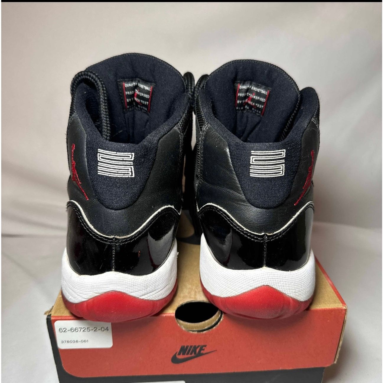 Jordan Brand × Nike Size 7 - Nike Air Jordan 11 Retro GS Bred 2019 Men's Shoes Size US 7 / EU 40 - 5 Thumbnail