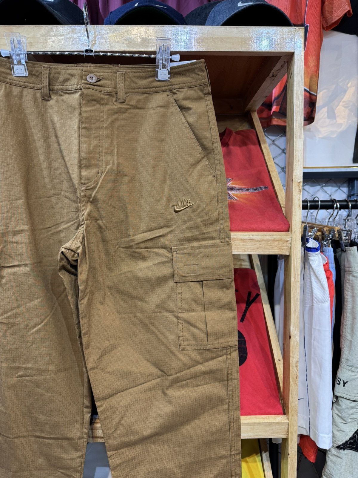 Nike Nike Standard Fit Straight Leg Regular Length CargoPants Size US 30 / EU 46 - 3 Thumbnail
