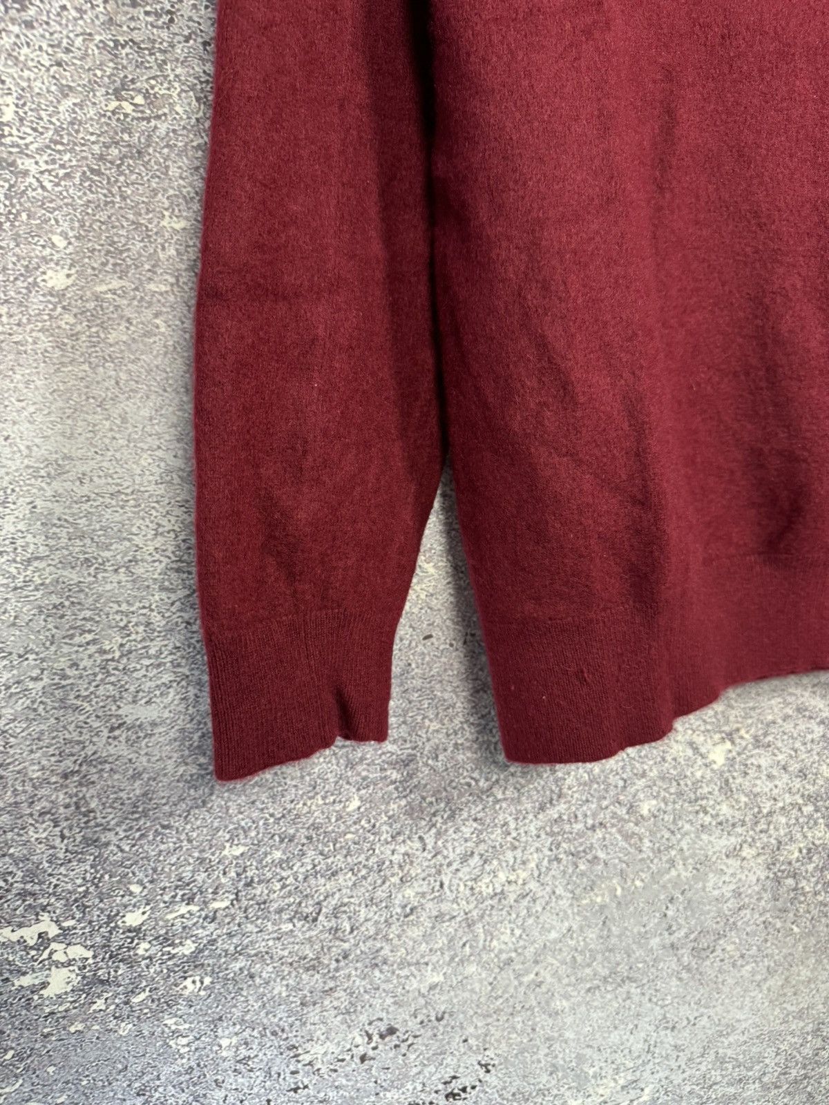 Lacoste × Vintage Lacoste Sweater Mens Red Size S(6) 100% Cashmere Knit Crew N Size US S / EU 44-46 / 1 - 7 Thumbnail