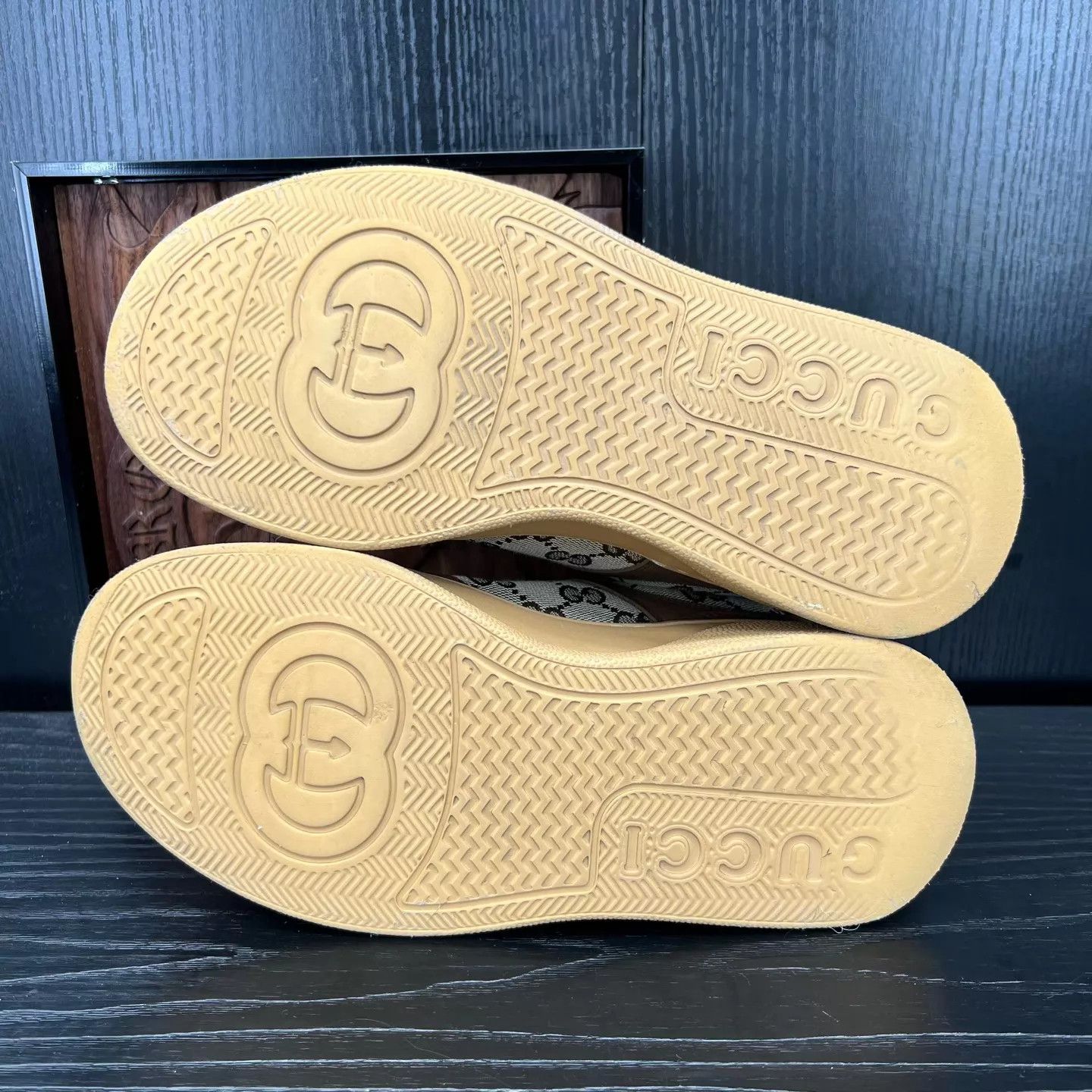 Gucci GUCCI Brown Cookie Sneaker EU 36.5 with box Size US 6 / IT 36 - 6 Thumbnail