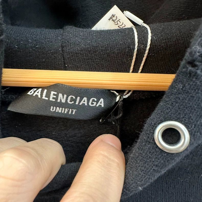 Balenciaga Balenciaga Free Black Hoodie Size S Size US S / EU 44-46 / 1 - 3 Thumbnail