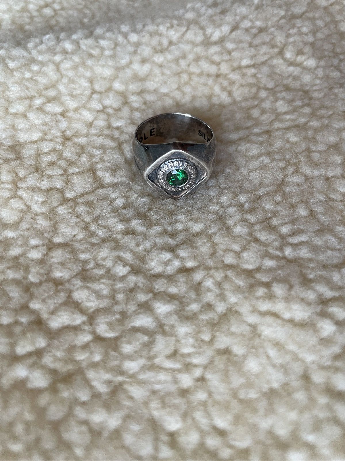 Other MAPLE - EMERALD x 925 SILVER RING Size ONE SIZE - 2 Thumbnail