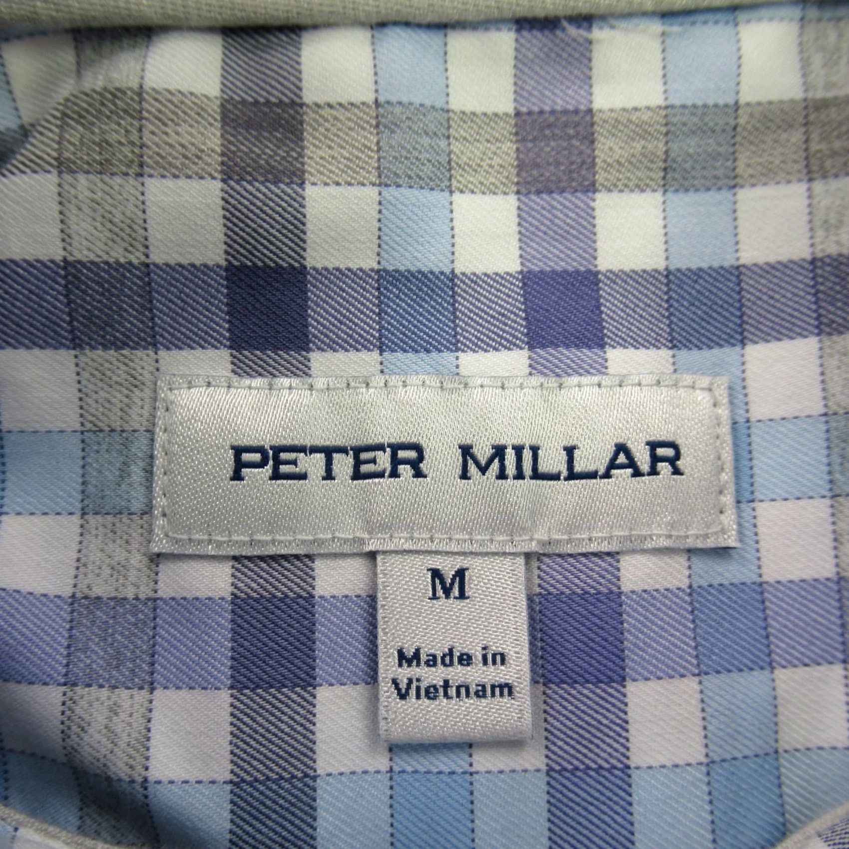 Peter Millar Peter Millar Shirt Mens MediumChecks Casual Long Sleeve Button Front Lightweight Size US M / EU 48-50 / 2 - 4 Thumbnail