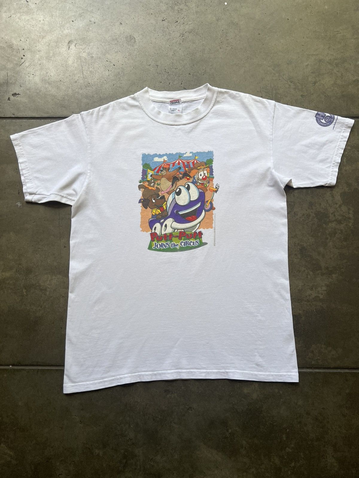 Anvil × Vintage 2000 Putt-putt Joins The Circus Video Game Promo Tee Shirt Size US L / EU 52-54 / 3 - 2 Thumbnail