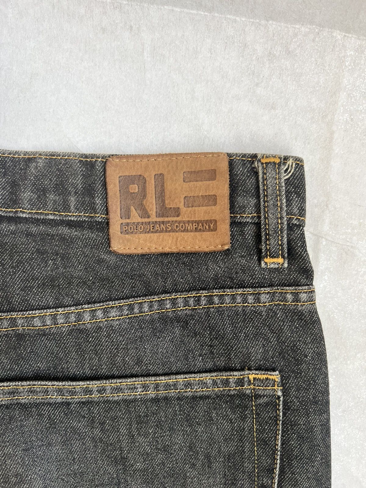 Polo Ralph Lauren Polo Jeans Ralph Lauren Baggy Style Black Denim Size US 38 / EU 54 - 14 Thumbnail