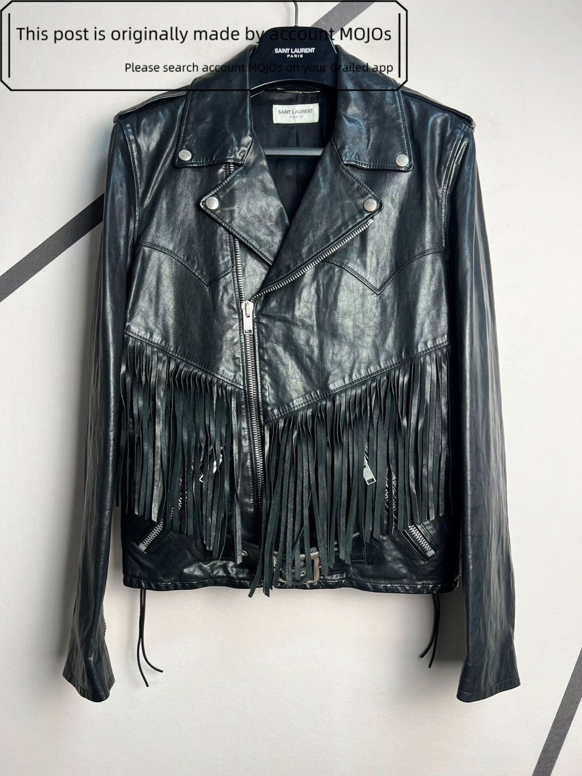 Hedi Slimane × Saint Laurent Paris SS15 Psych Rock Western Leather