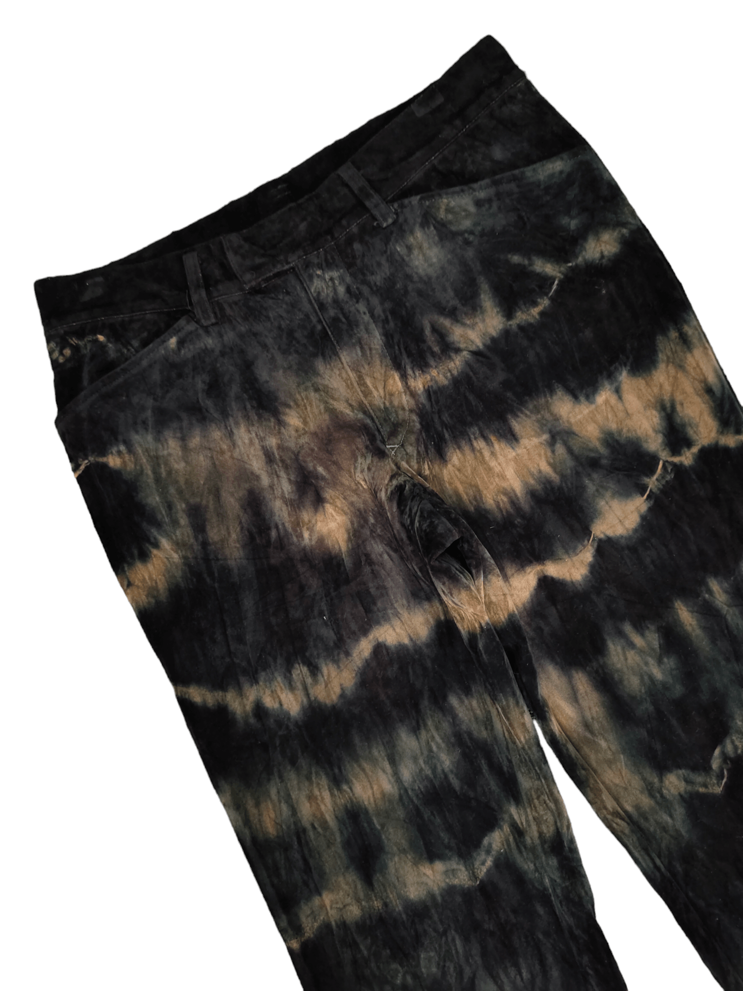 5351 POUR LES HOMMES Flare Pants 5351 Pour Les Homme Tie Dye Bootcut Y2k Size US 31 - 5 Thumbnail
