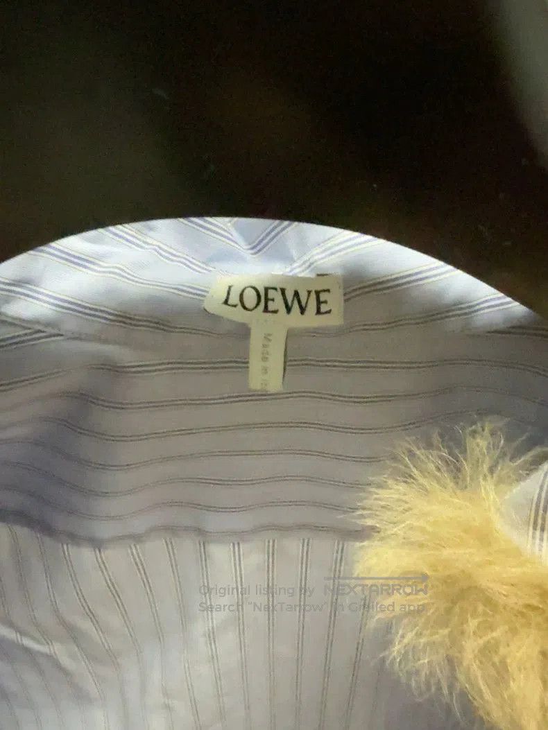 Loewe Loewe Wool Shirt with Faux Fur Collar - dmc. Size US L / EU 52-54 / 3 - 2 Thumbnail