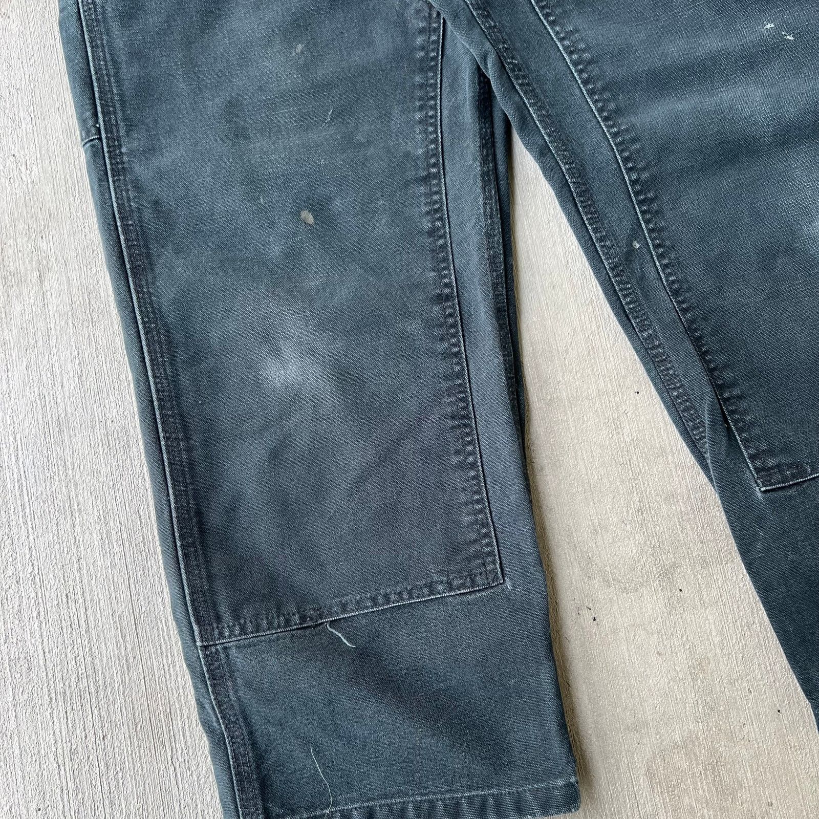 Carhartt × Vintage Carhartt black HEMMED* double knee work wear carpenter pants Size US 31 - 8 Thumbnail