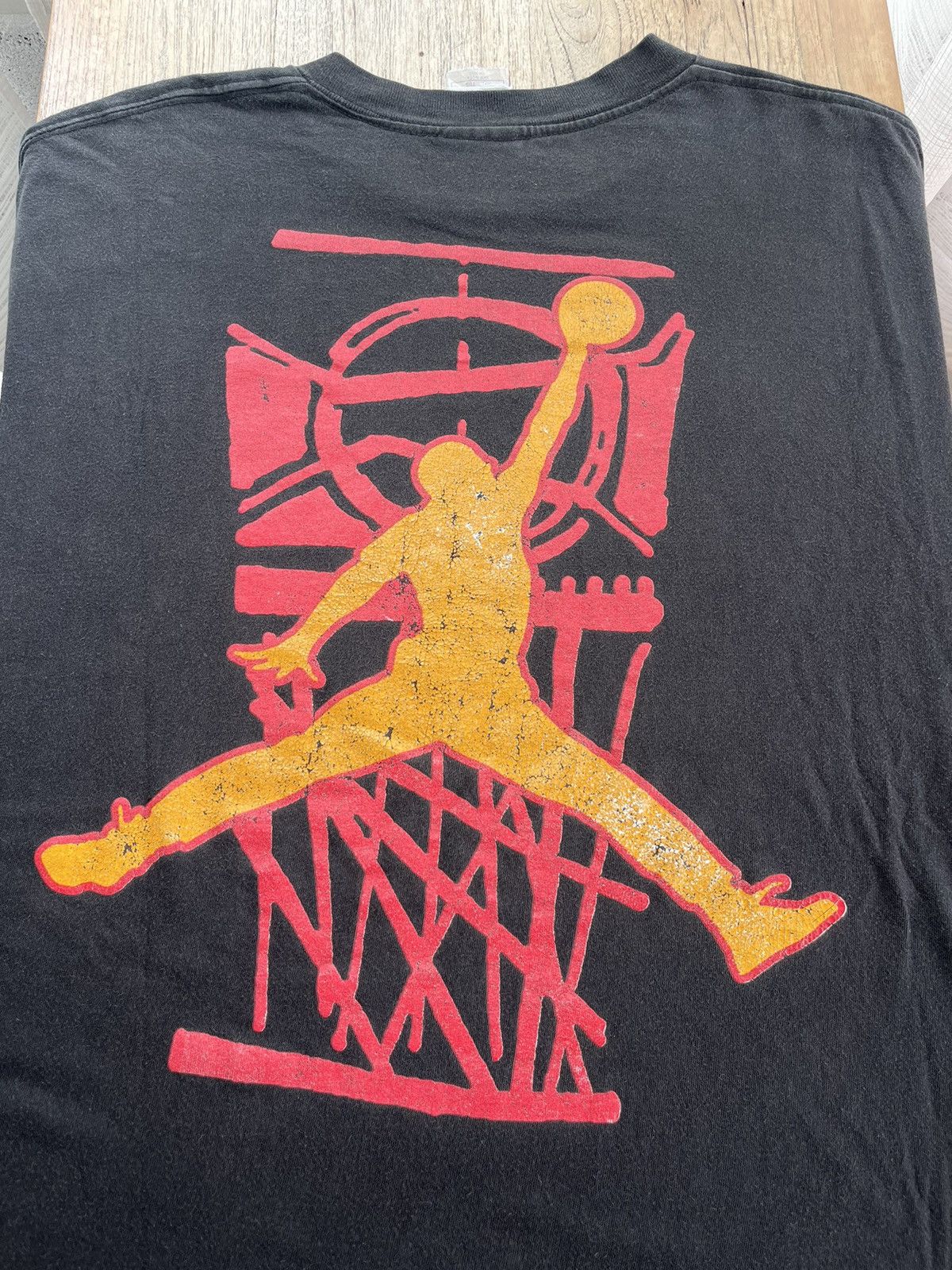Jordan Brand × Nike × Vintage Vintage Authentic AIR JORDAN by NIKE 90’s Tshirt Size US XXL / EU 58 / 5 - 8 Thumbnail