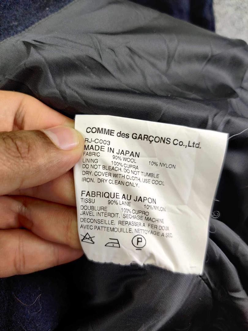 Comme des Garcons Vintage Comme Des Garcons Double Breasted Wool Coat Size US XS / EU 42 / 0 - 11 Thumbnail