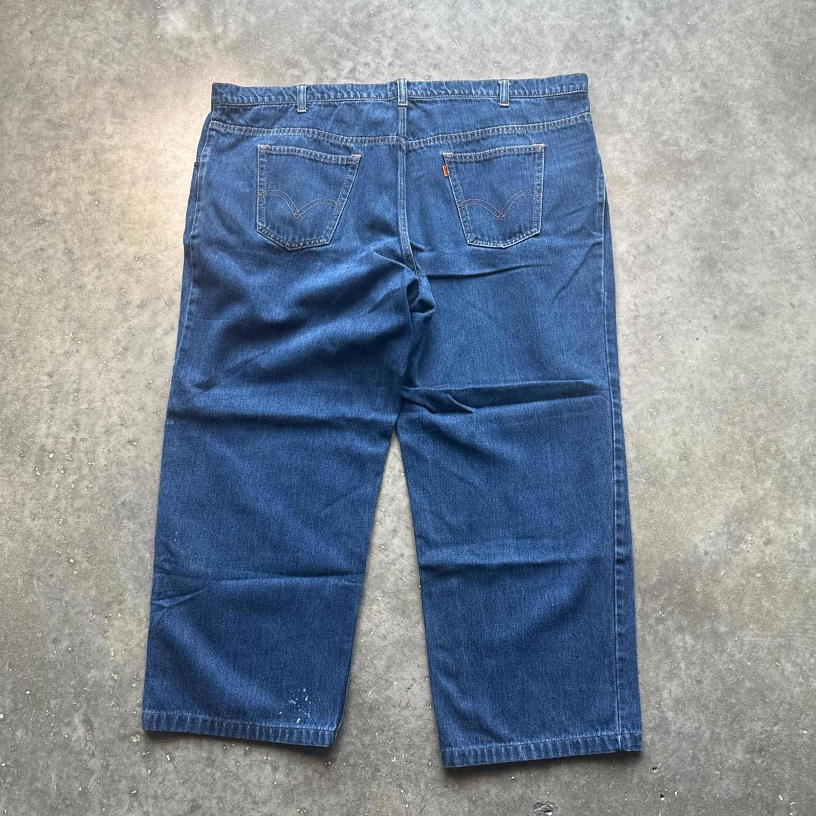 Levi's Levi’s Vintage 90's Orange Tabs Denim Jeans Size US 42 / EU 58 - 2 Thumbnail