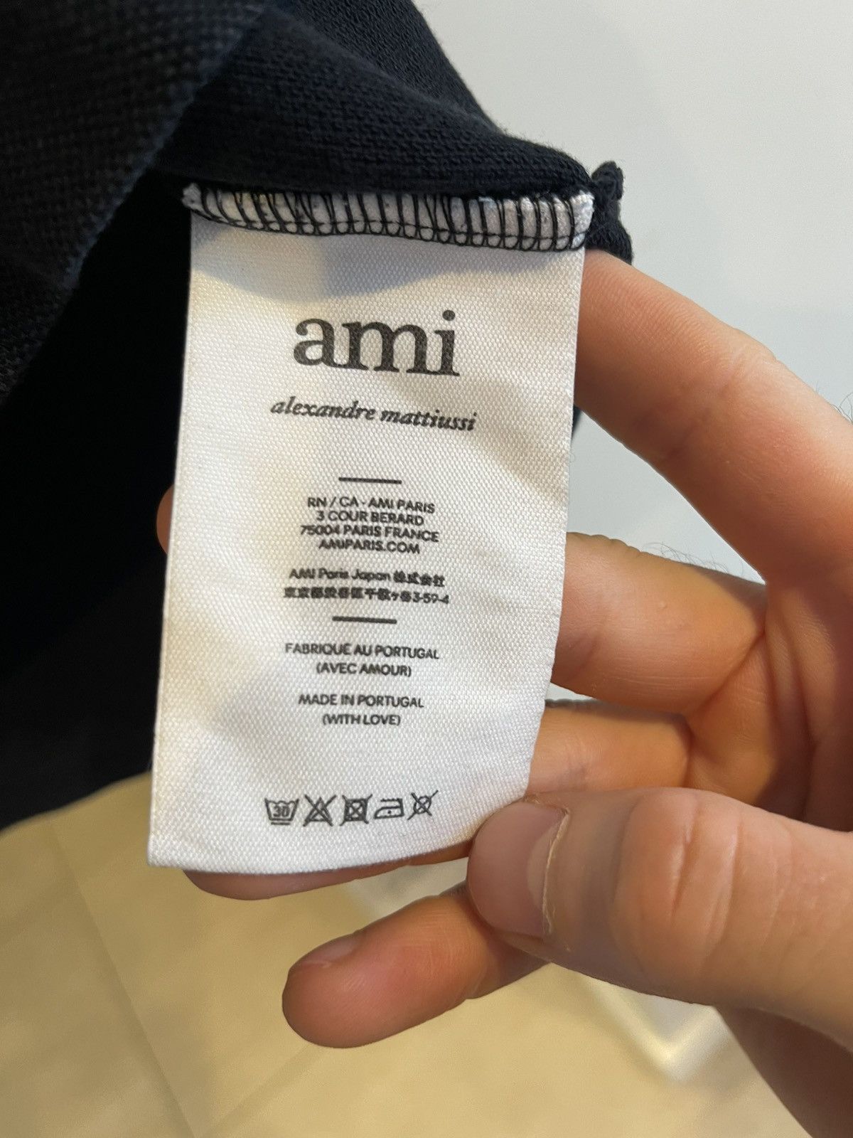 AMI AMI Black Polo Size US XL / EU 56 / 4 - 4 Thumbnail