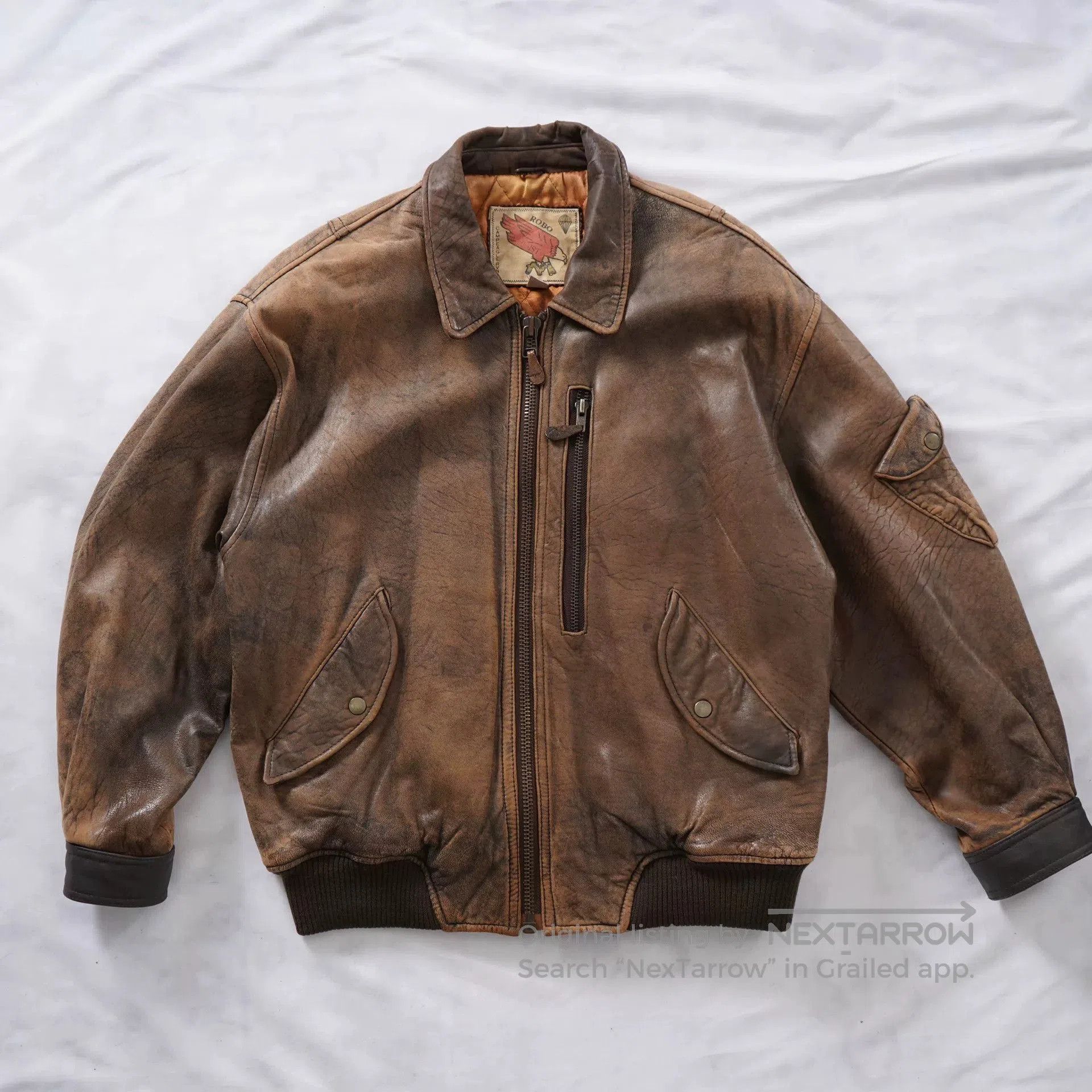 Vintage Vintage Sheepskin Flight Jacket. Size US L / EU 52-54 / 3 - 1 Thumbnail