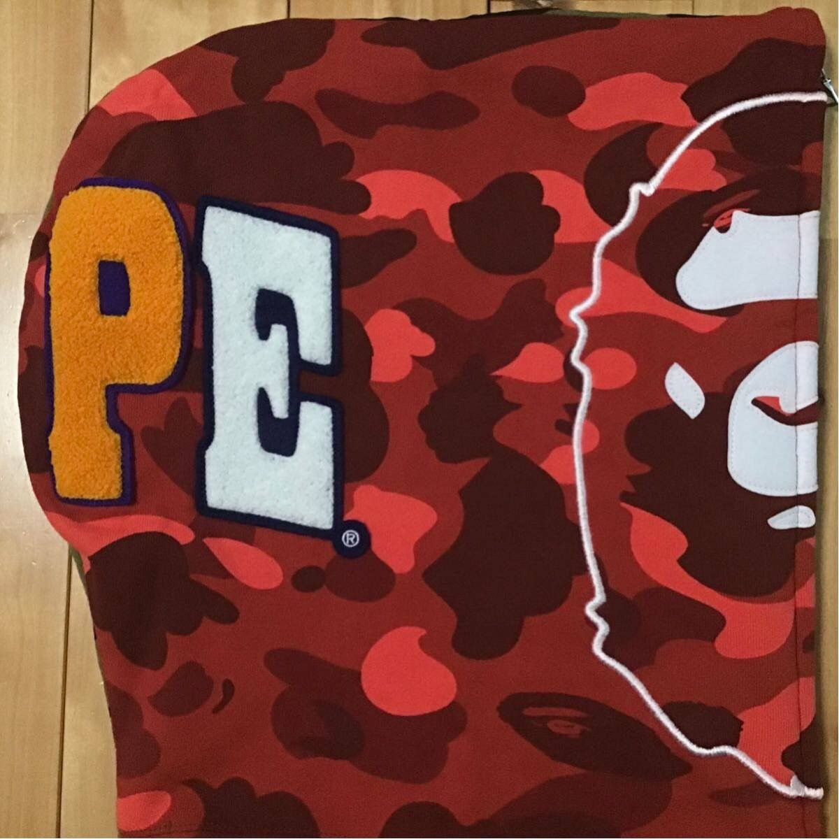 Bape BAPE Ape head full zip Hoodie 1st camo green × Red camo APE Size US XXL / EU 58 / 5 - 4 Thumbnail