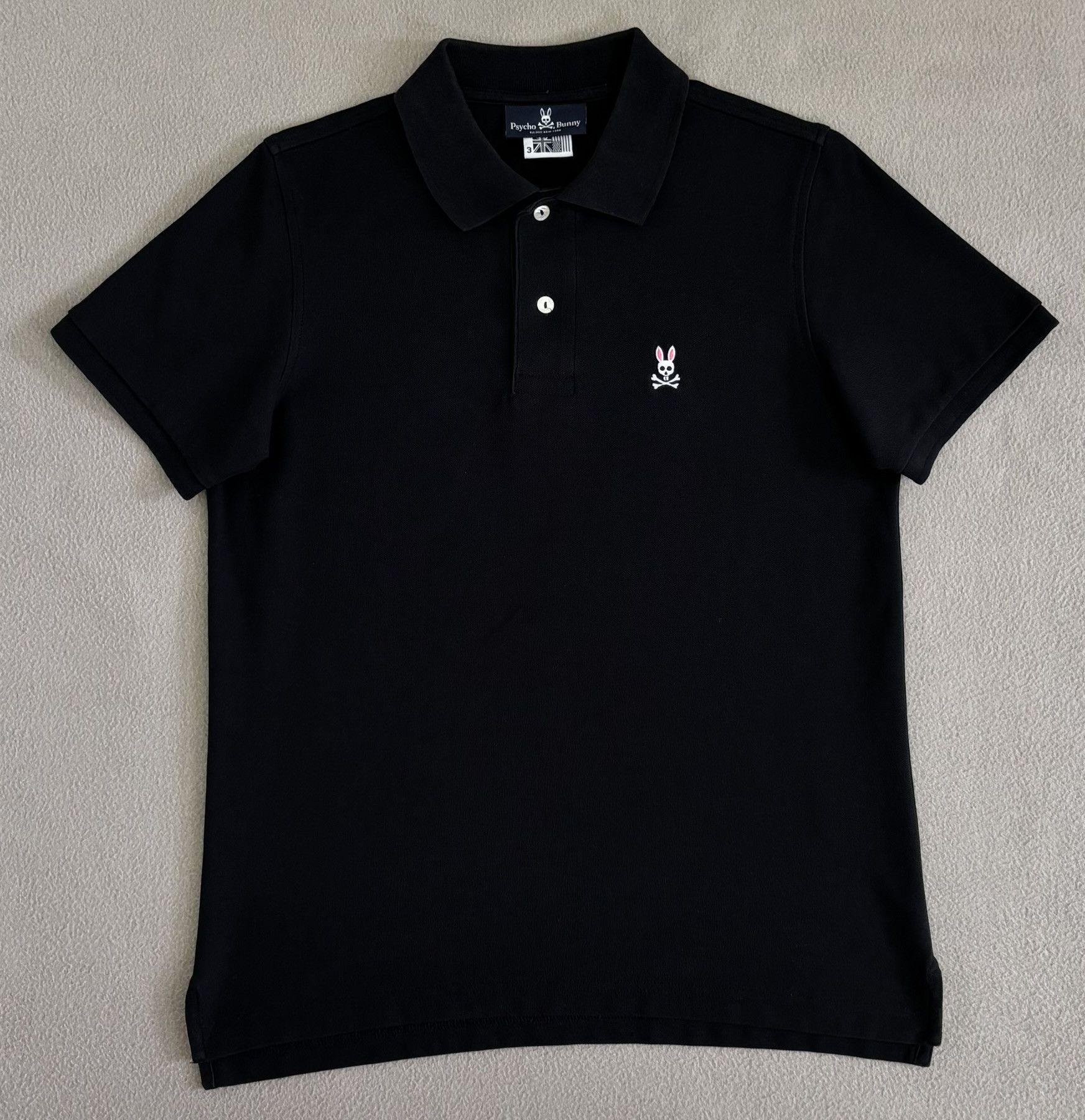 Psycho Bunny Psycho Bunny Black Polo Small Size US S / EU 44-46 / 1 - 5 Thumbnail