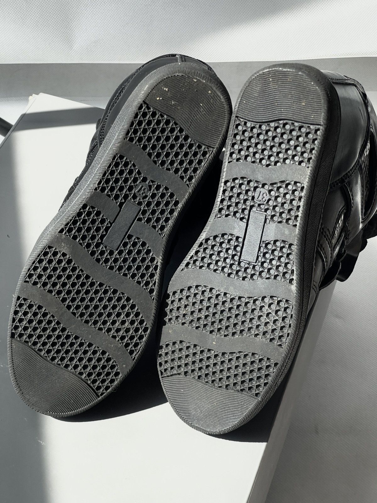 Japanese Brand Y2K Isabel Marant Style Sneakers Black Platform Avant-Garde Size US 7 / IT 37 - 9 Thumbnail