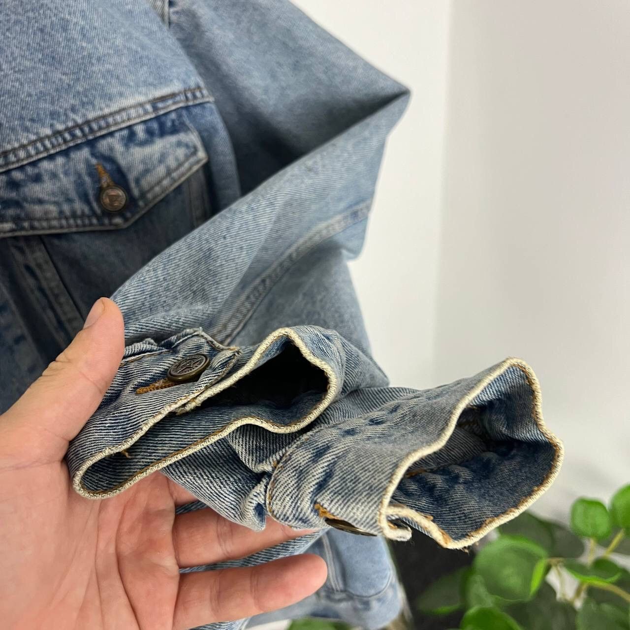 Vintage 90s Denim Vintage Jacket Made in Italy Size US L / EU 52-54 / 3 - 3 Thumbnail