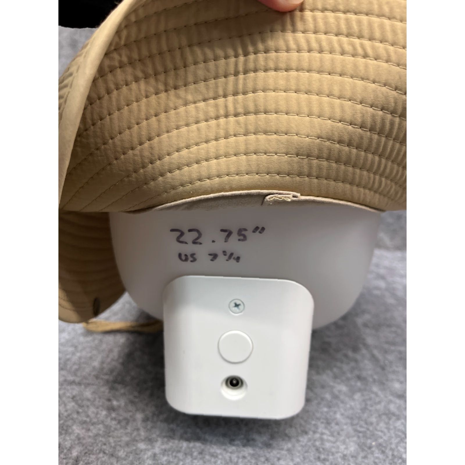 Vintage Travellers Sun Bucket Hat Adult One Size Beige Knit 100% Polyester Camp Outdoors Size ONE SIZE - 7 Thumbnail