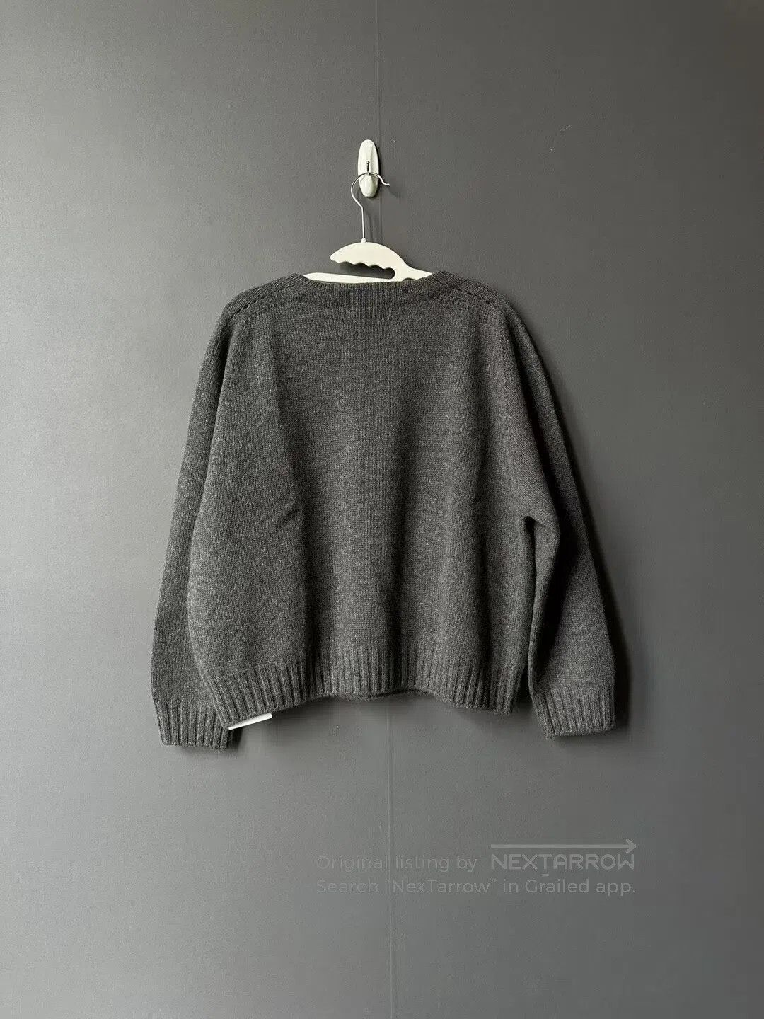 Celine CELINE Dark Grey Cashmere Horsebit Sweater| Size S / US 4 / IT 40 - 2 Thumbnail