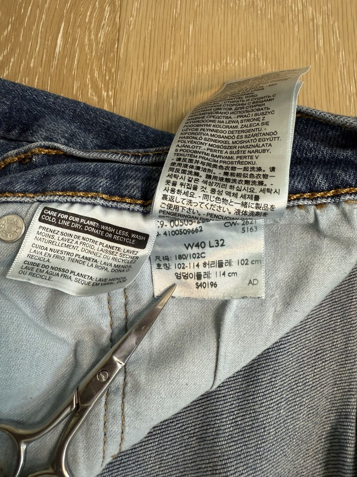 Levi's Levi's 505 blue jeans Size US 40 / EU 56 - 4 Thumbnail