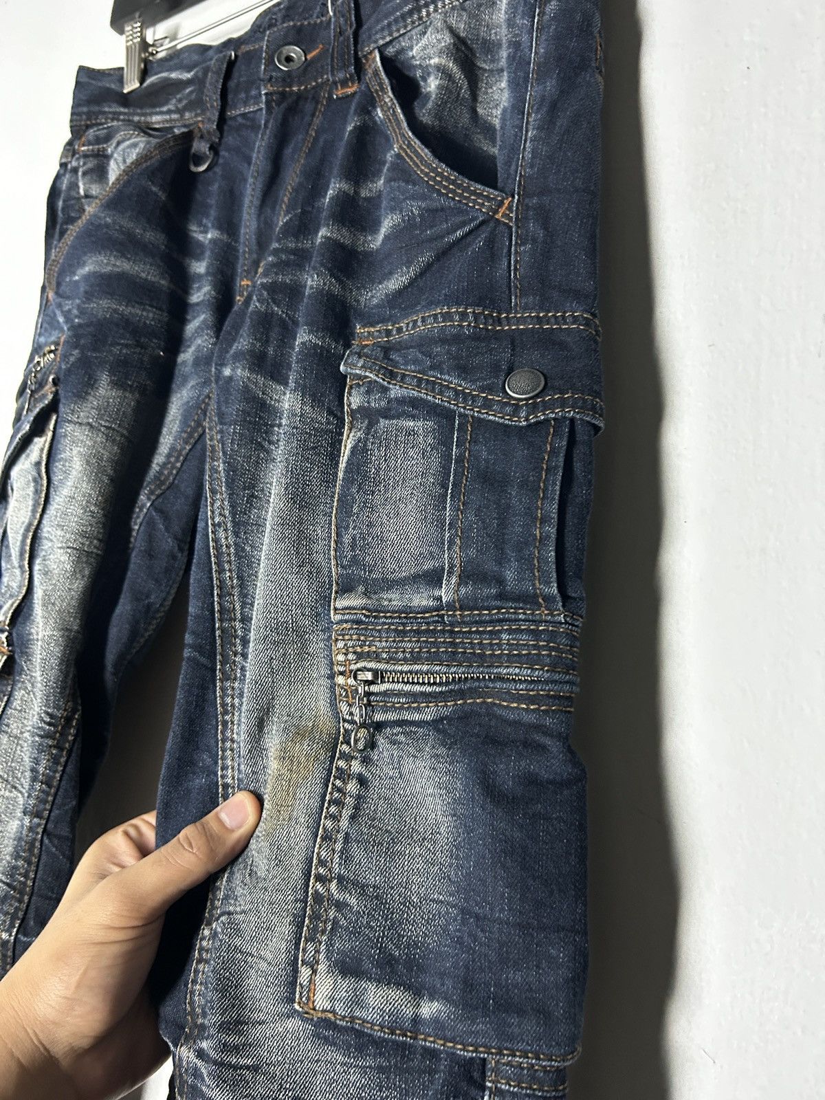 Nicole Club Nicole Club For Men multi pocket sick faded grunge punk Size US 29 - 5 Thumbnail
