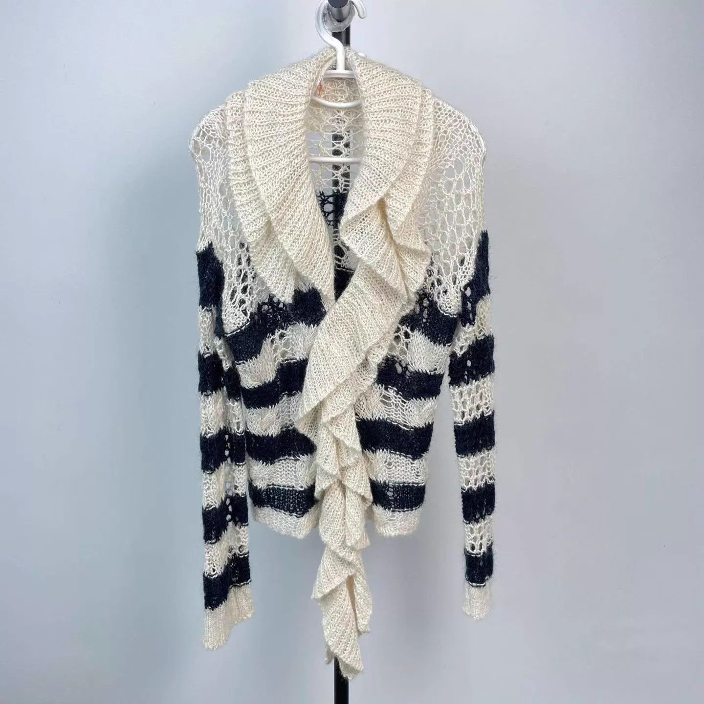 Dior DIOR Striped Sweater Size S / US 4 / IT 40 - 1 Thumbnail