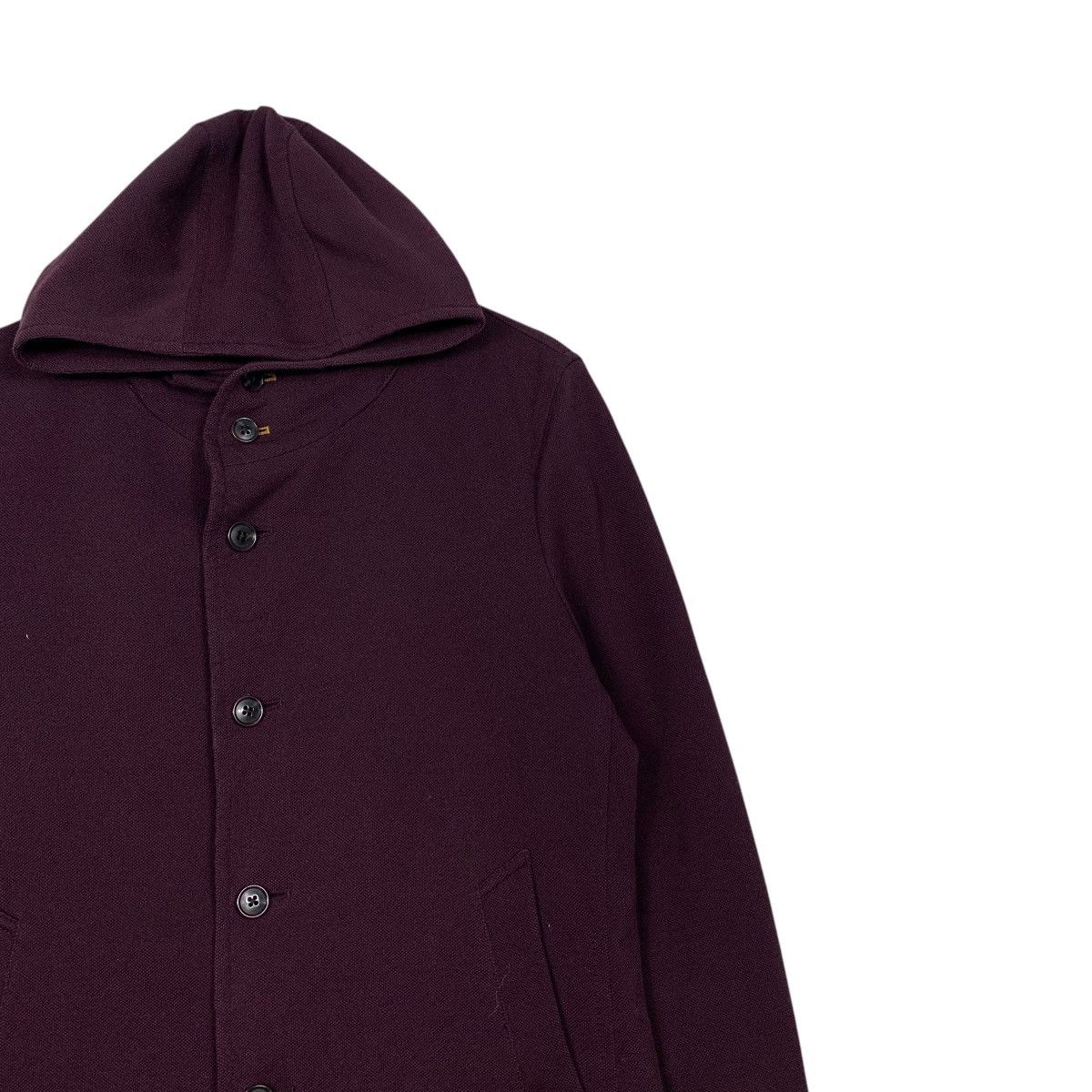 Boycott BOYCOTT Maroon Hooded Casual Jacket #2274-C101 Size US S / EU 44-46 / 1 - 5 Thumbnail