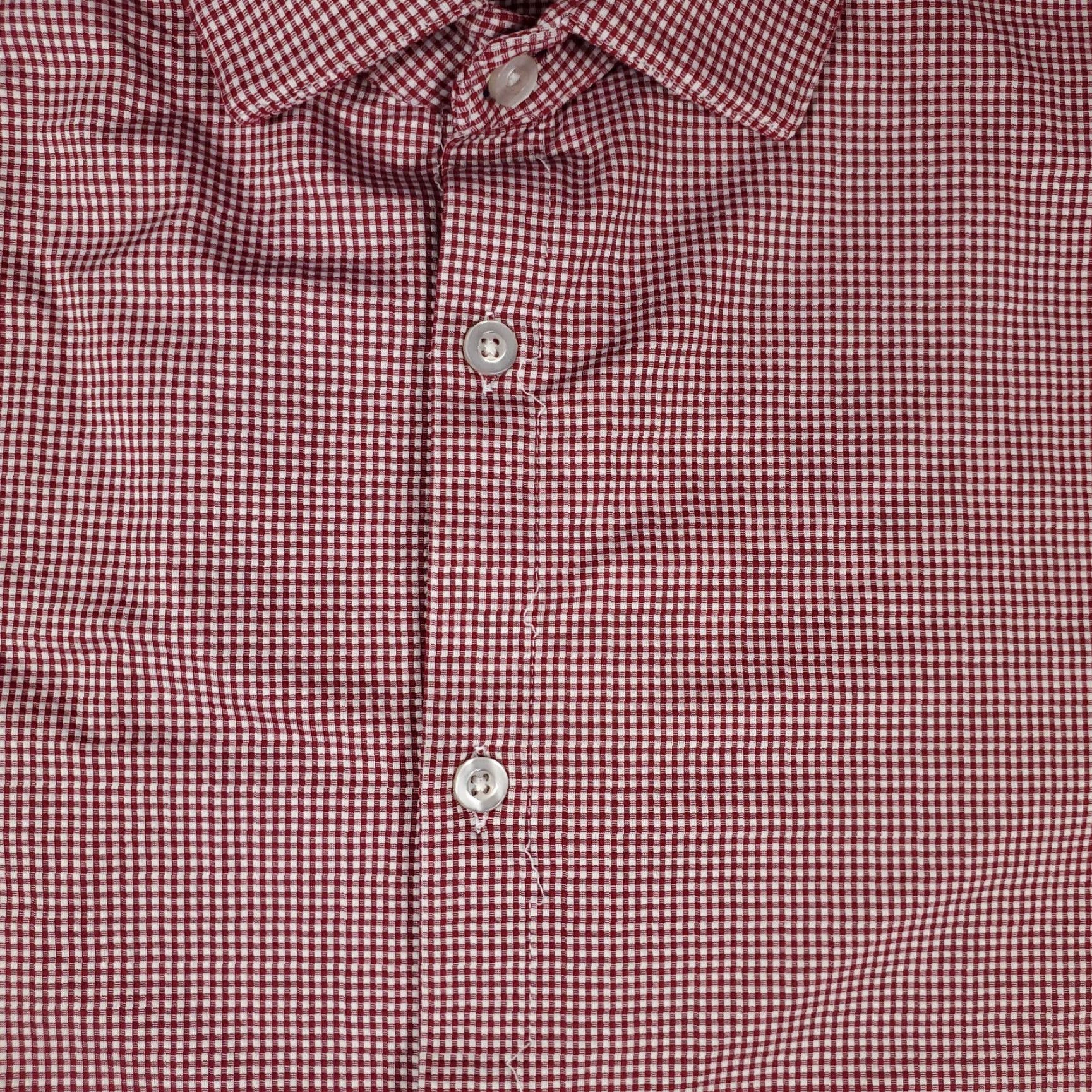 Mizzen+Main Mizzen+Main Shirt Mens 2XL Red Check Stretch Casual Button Up Long Sleeve Size US XXL / EU 58 / 5 - 4 Thumbnail
