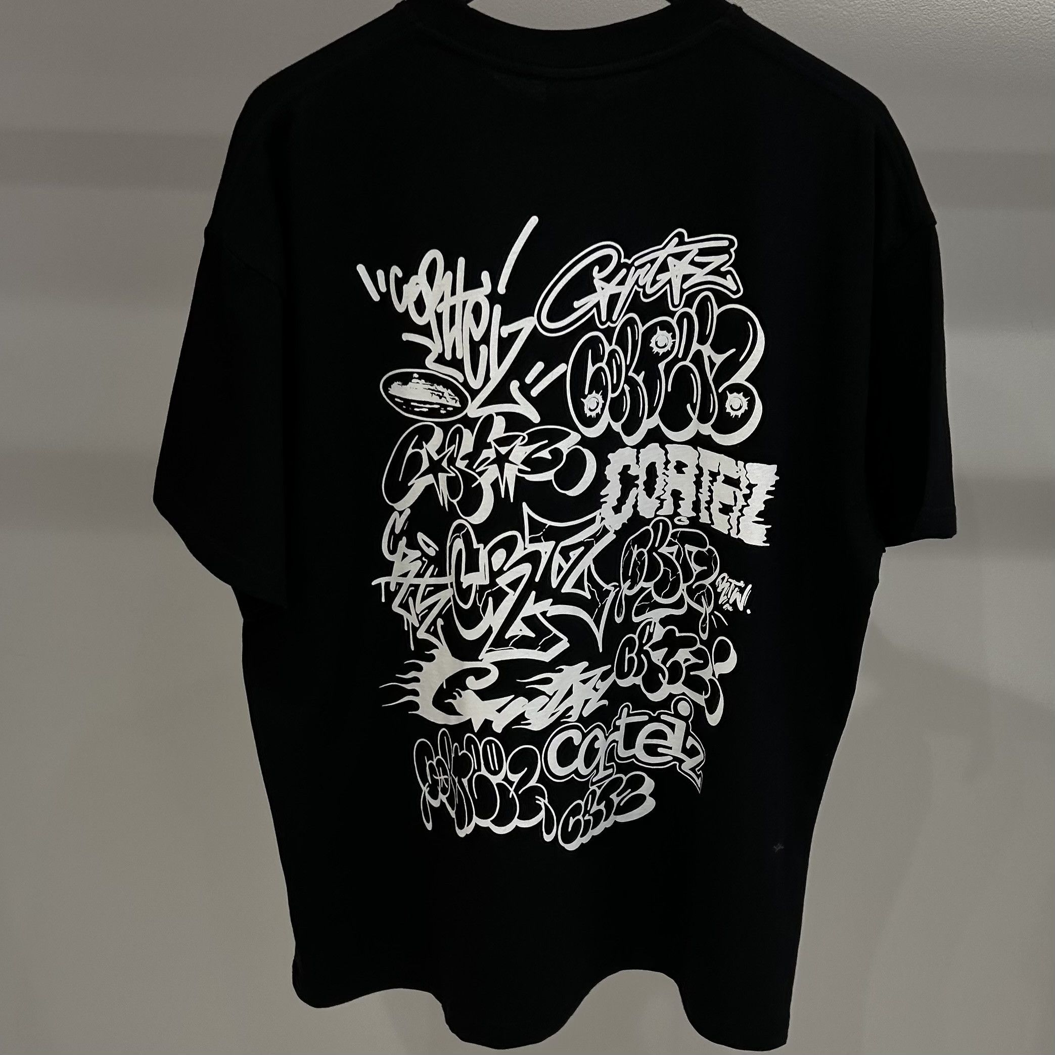 Corteiz Graffiti Tee Black
