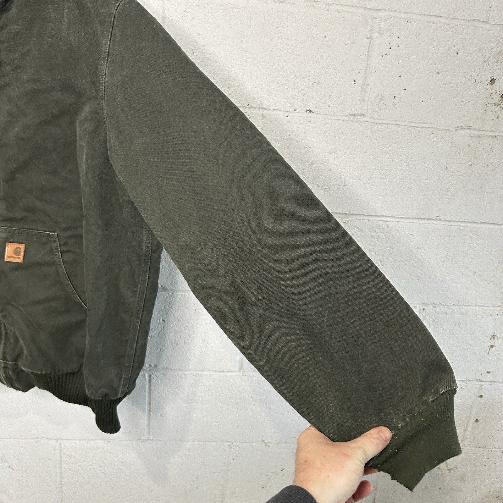 Carhartt Vintage Carhartt Quilted Hooded Active Jacket “Moss” J130 Size US XL / EU 56 / 4 - 8 Thumbnail