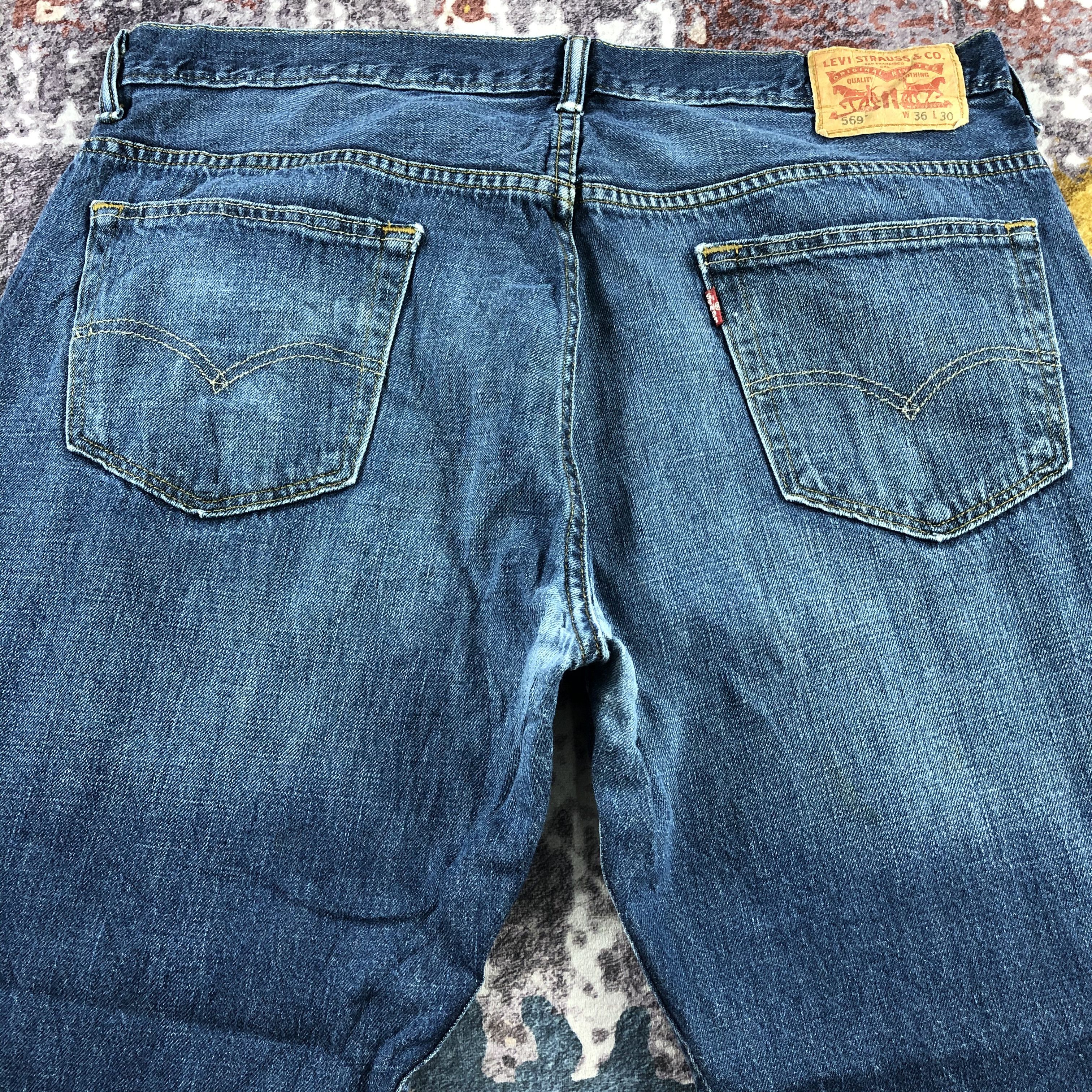 Levi's × Vintage Vintage Blue Wash Levis 569 Jeans-JM3069 Size US 37 - 4 Thumbnail