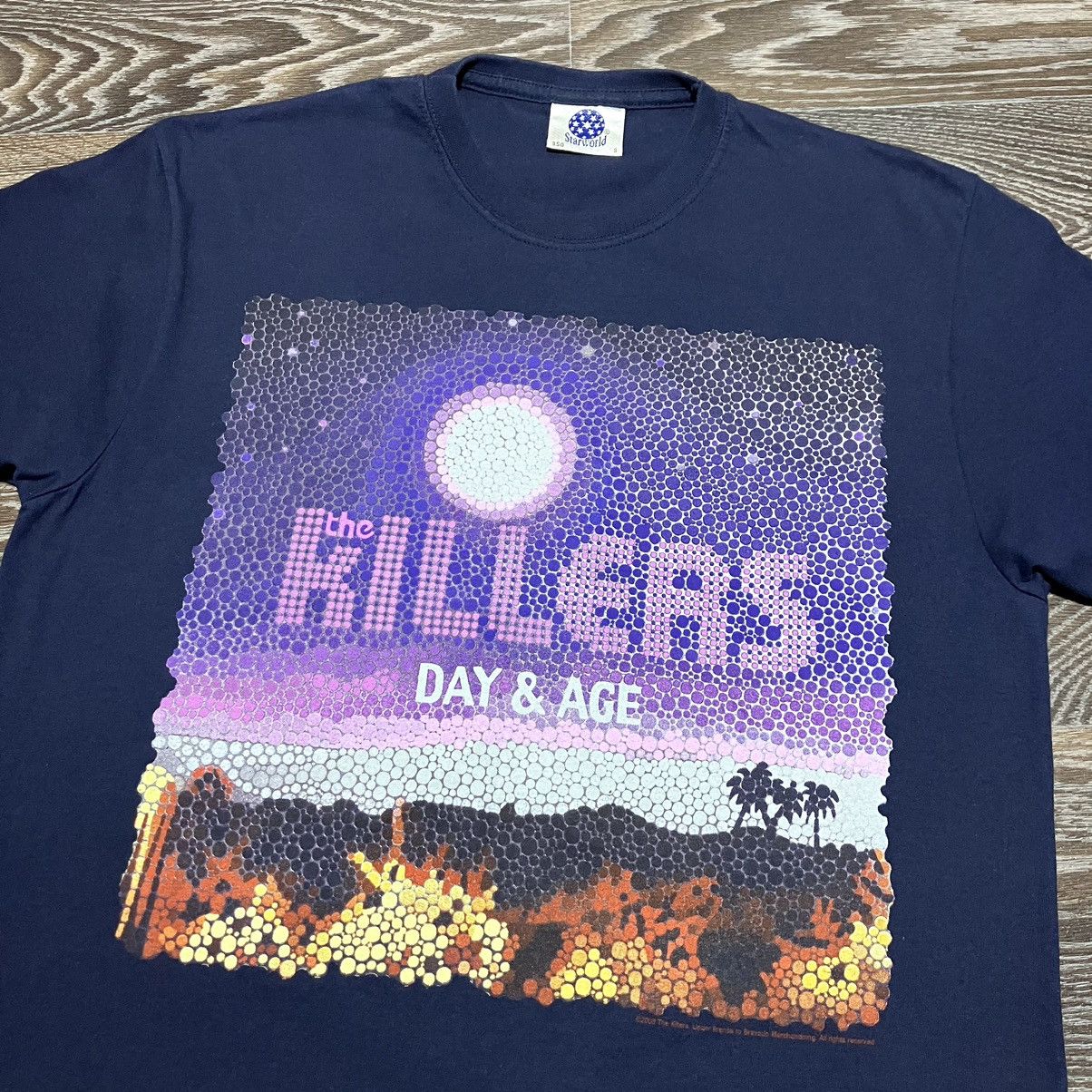 Band Tees Vintage THE KILLERS Day&Age 2008 Album Graphic Print T-shirt Size US S / EU 44-46 / 1 - 2 Thumbnail
