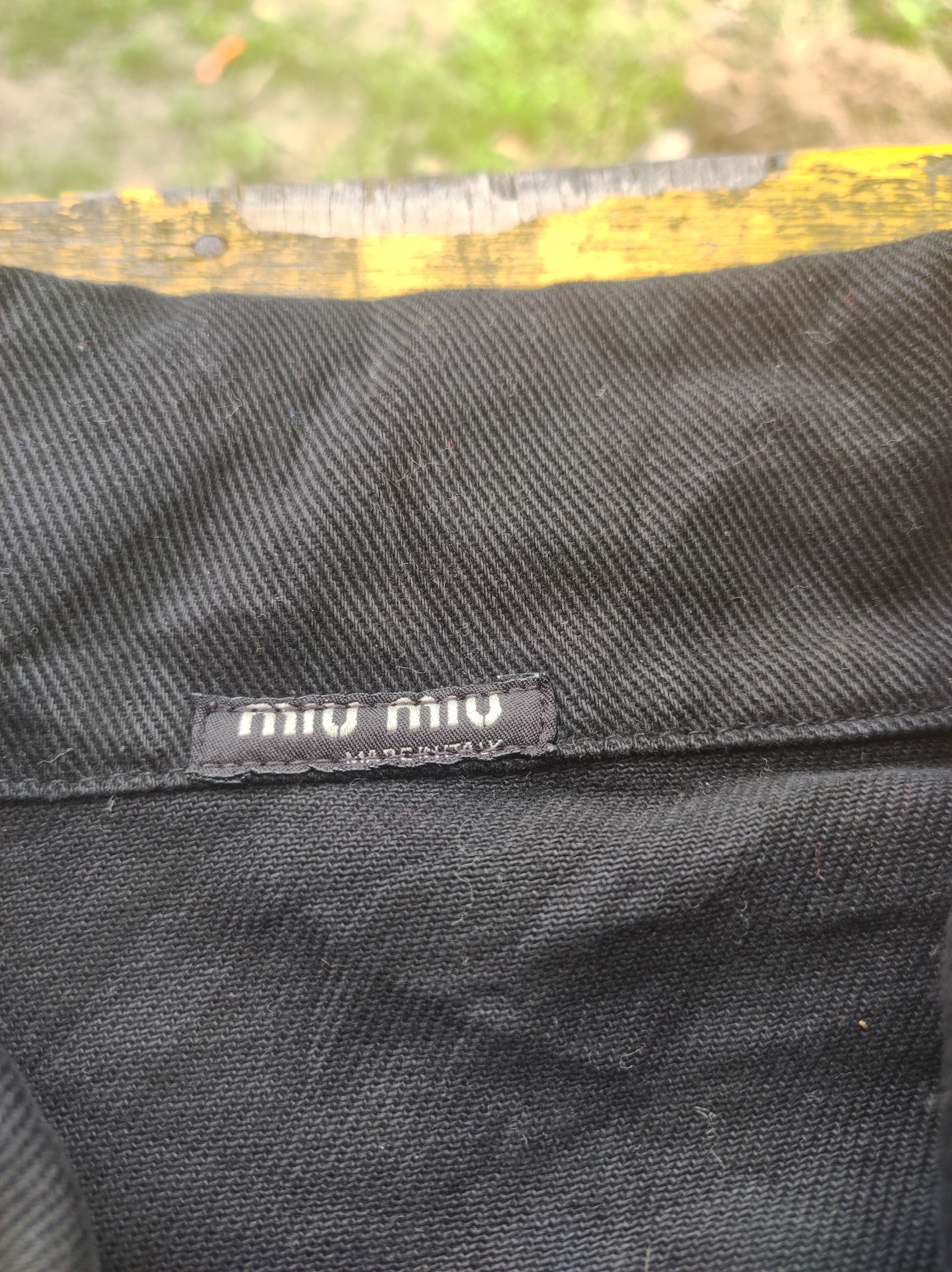 Miu Miu Vintage Miu miu trucker jacket denim Size M / US 6-8 / IT 42-44 - 3 Thumbnail