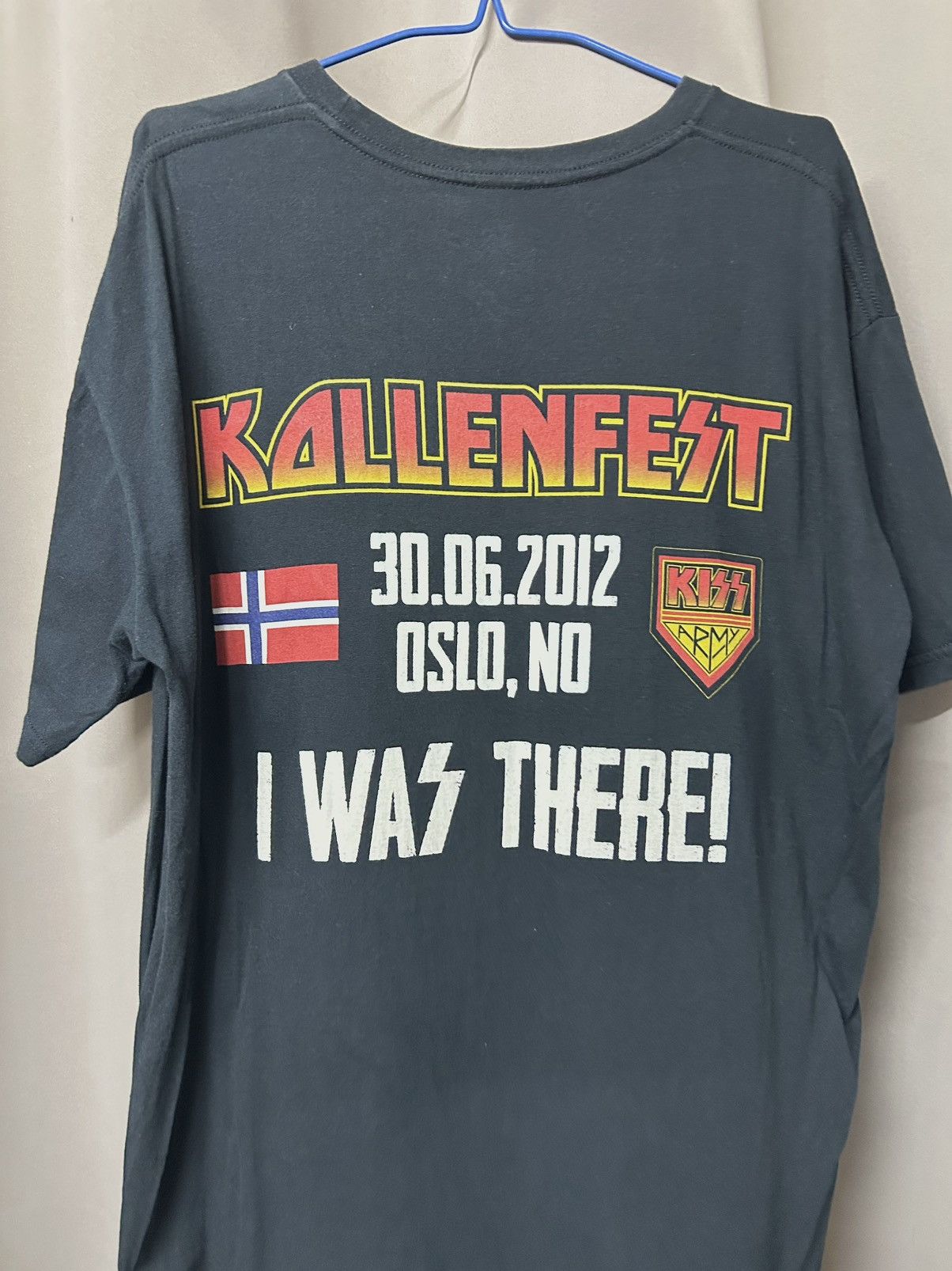Band Tees × KISS × Vintage 2012 Kiss the tour Oslo Norway T-Shirt Size US XL / EU 56 / 4 - 4 Thumbnail
