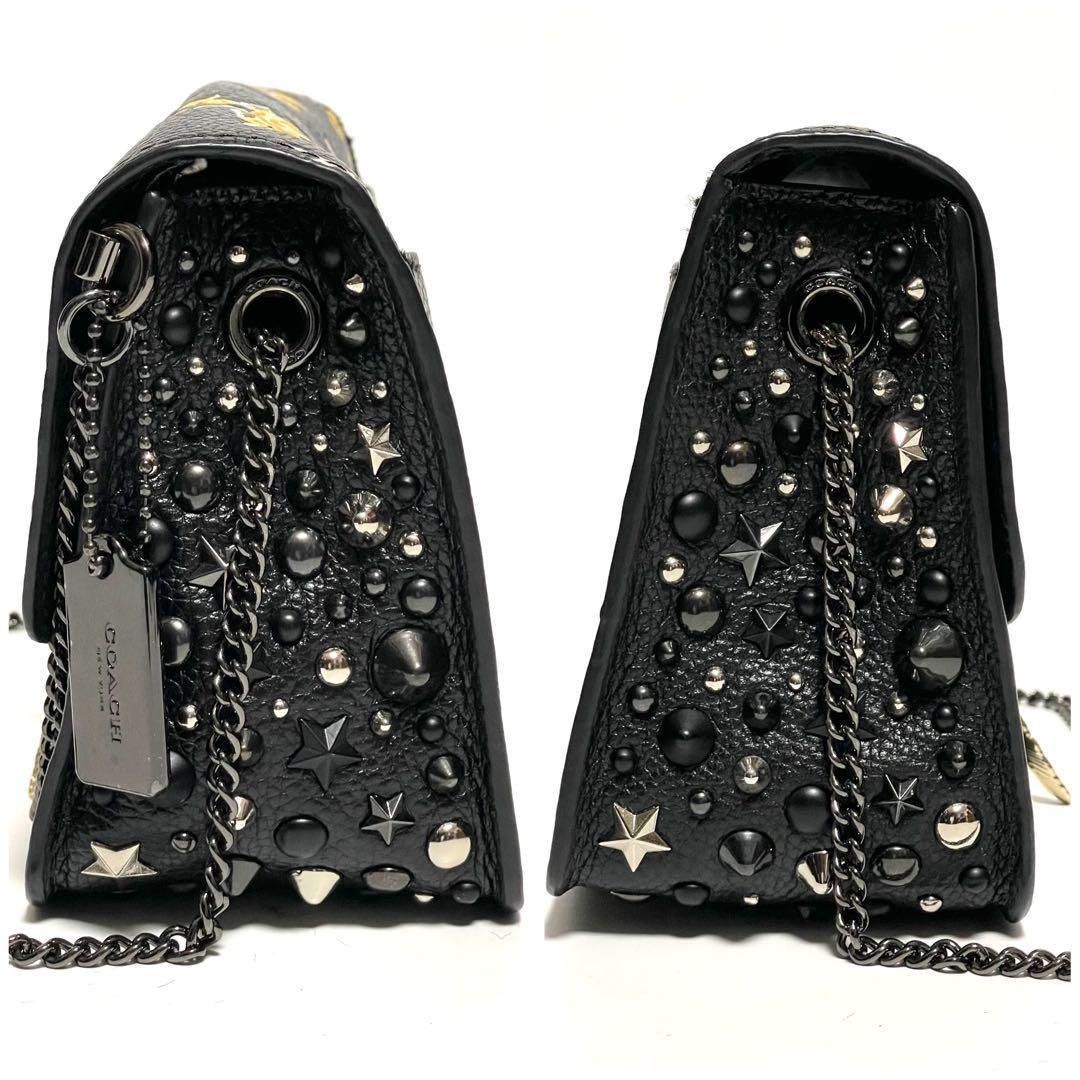 Coach Vintage Tea Rose Coach Bowery Crossbody Black Yellow Roses Size ONE SIZE - 5 Thumbnail