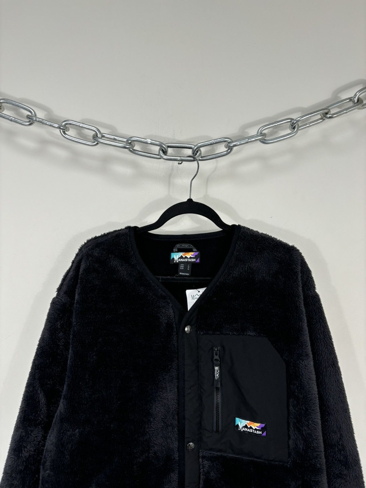 Manastash Manastash Bigfoot Jacket ‘23 Men’s Black Fleece Outdoor Size US M / EU 48-50 / 2 - 4 Thumbnail