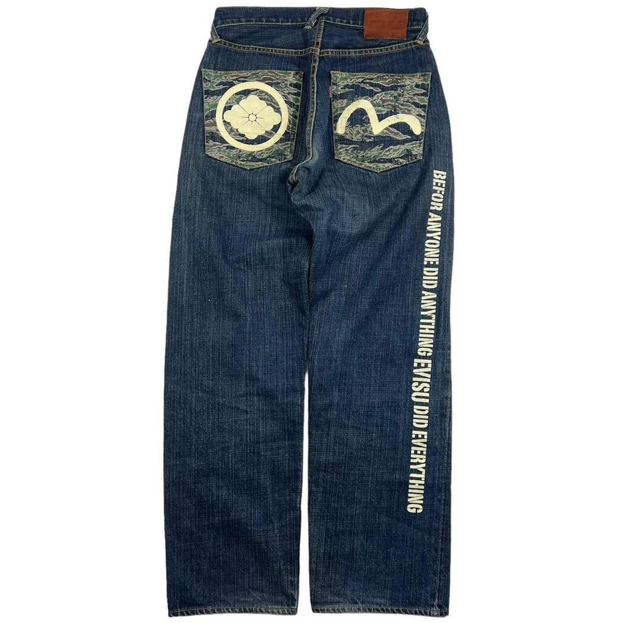 Evisu Vintage Evisu Gull Camouflage Jeans - Waist: 30” Size US 30 / EU 46 - 1 Thumbnail