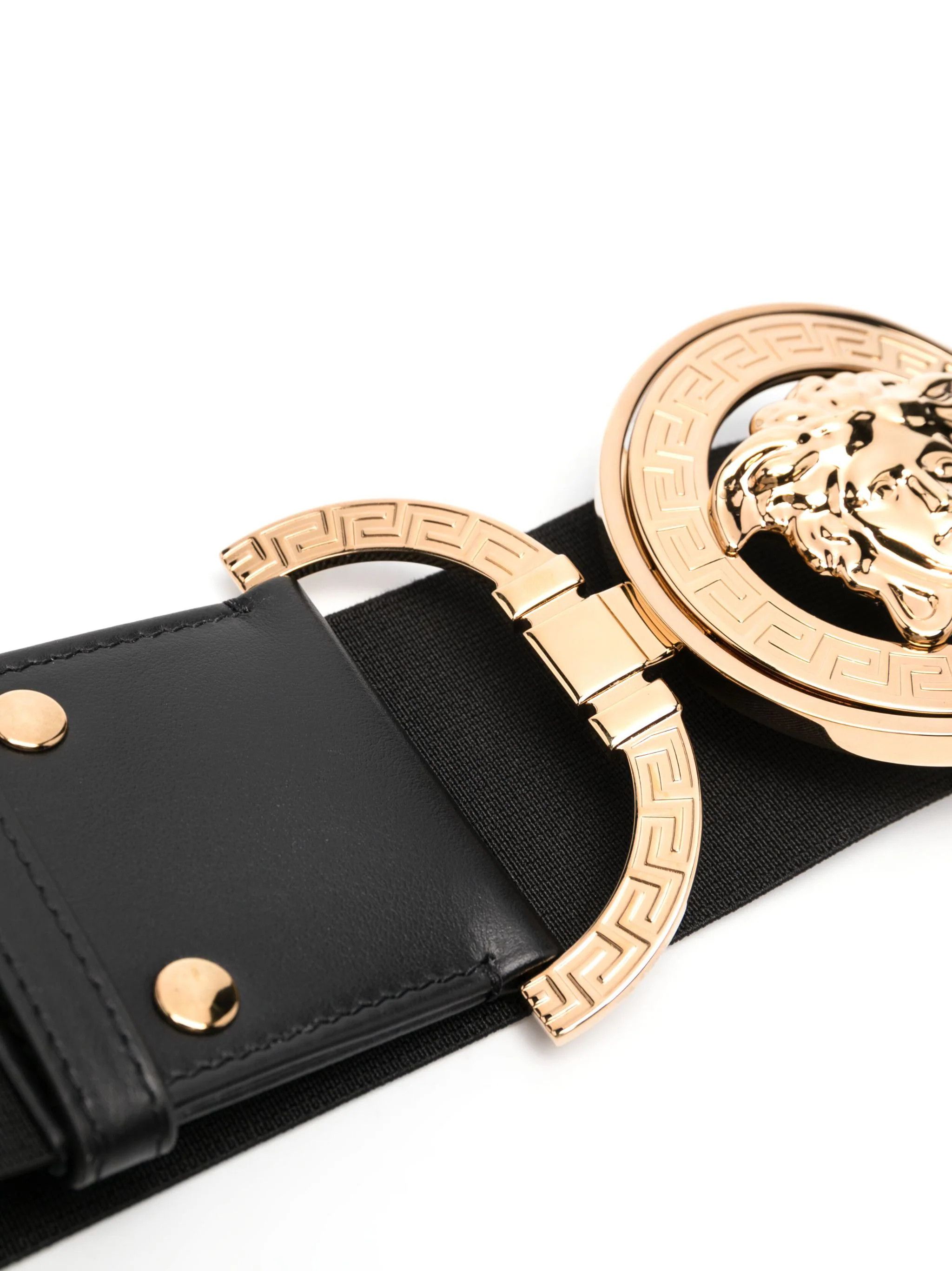 Versace o1s22i1n1024 Size: M / Elastic Medusa Belt in Black Size ONE SIZE - 2 Thumbnail