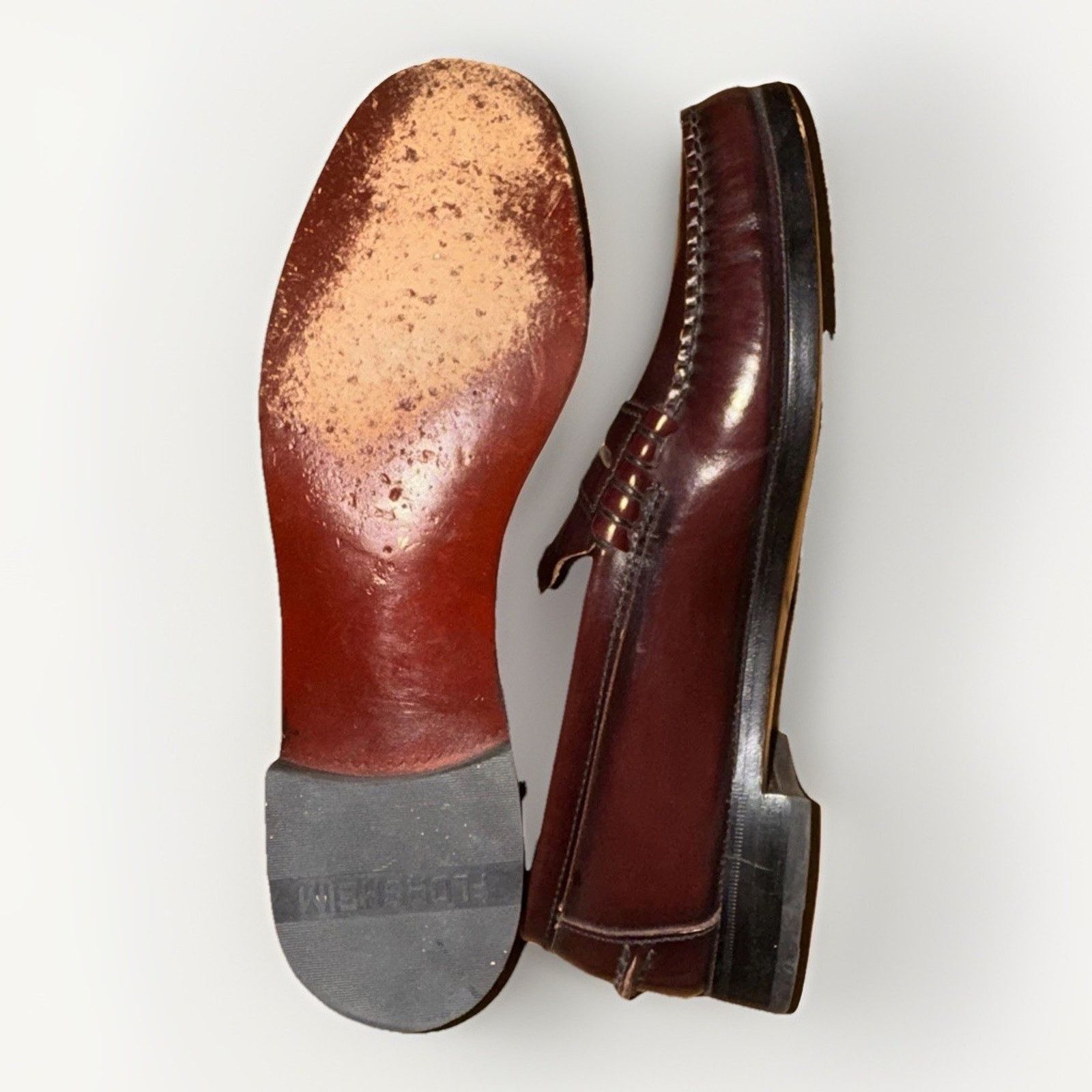 Florsheim Leather Florsheim Penny Loafers 10 C US Brown Leather Shoes Size US 10 / EU 43 - 4 Thumbnail