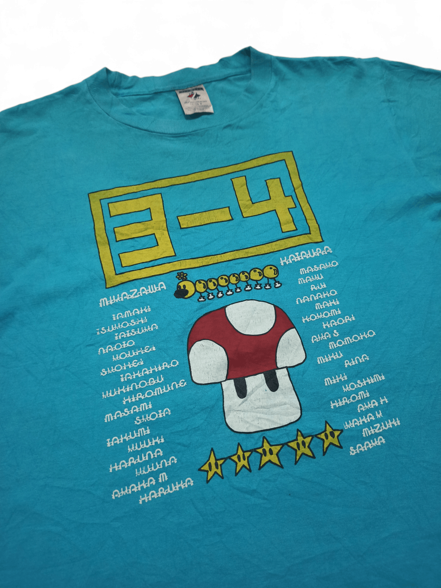Vintage Vintage 00s 50/50 Super Mario Bros & Toad Jerzees Shirt Size US S / EU 44-46 / 1 - 5 Thumbnail