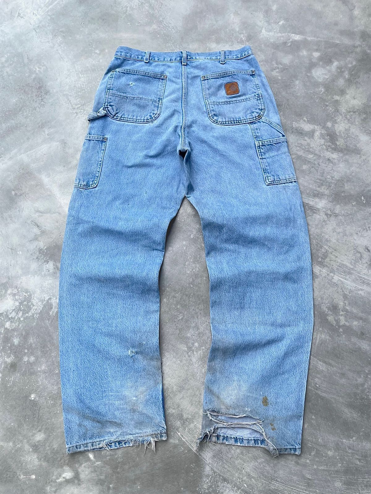 Carhartt Distressed Vintage USA Carhartt Doublekne Pant B73-DST Size US 35 - 6 Thumbnail