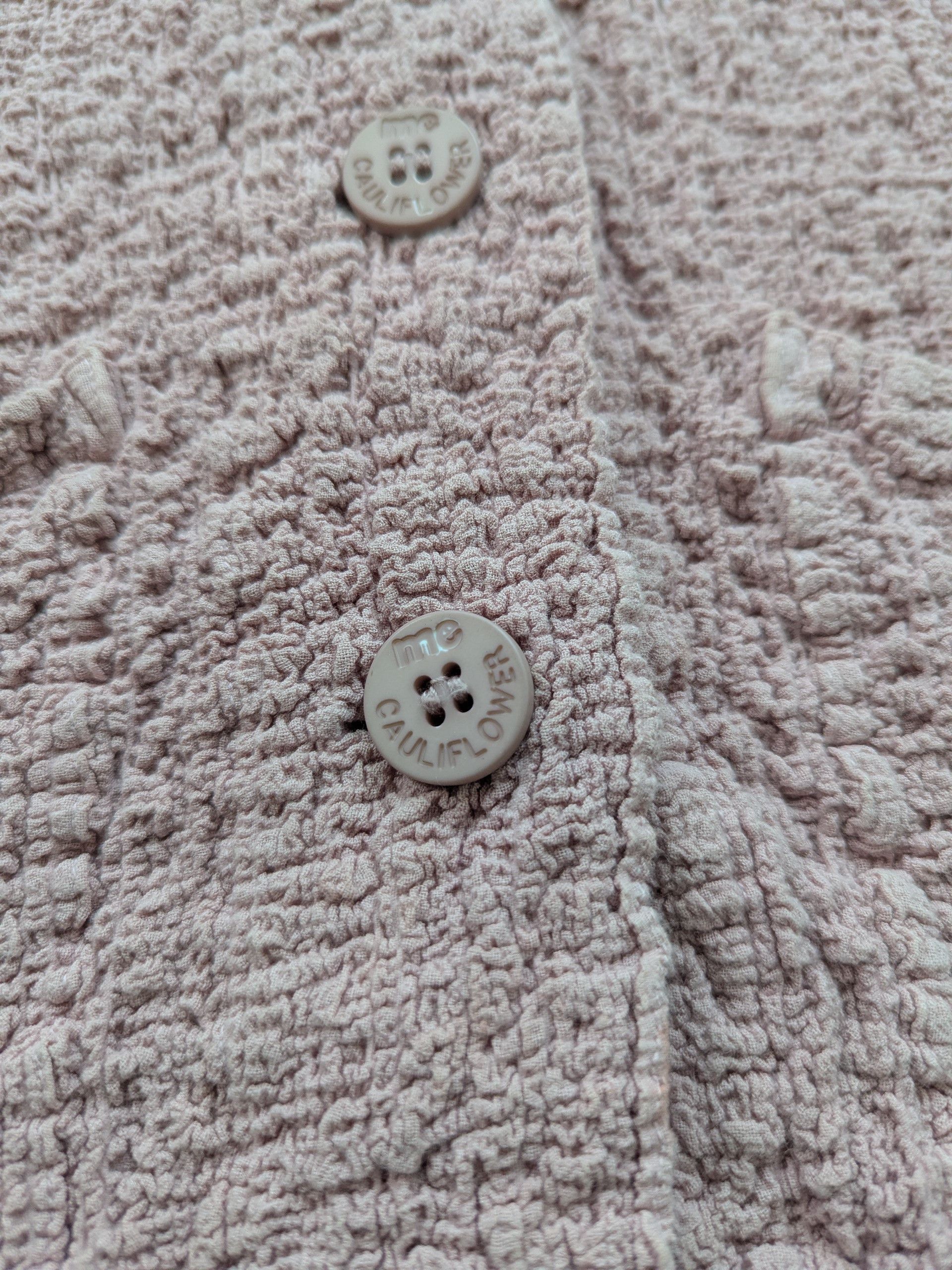 Issey Miyake × Japanese Brand × Pleats Please Issey Miyake Me Pleats Please Issey Miyake Couliflower Button Up Size S / US 4 / IT 40 - 7 Thumbnail