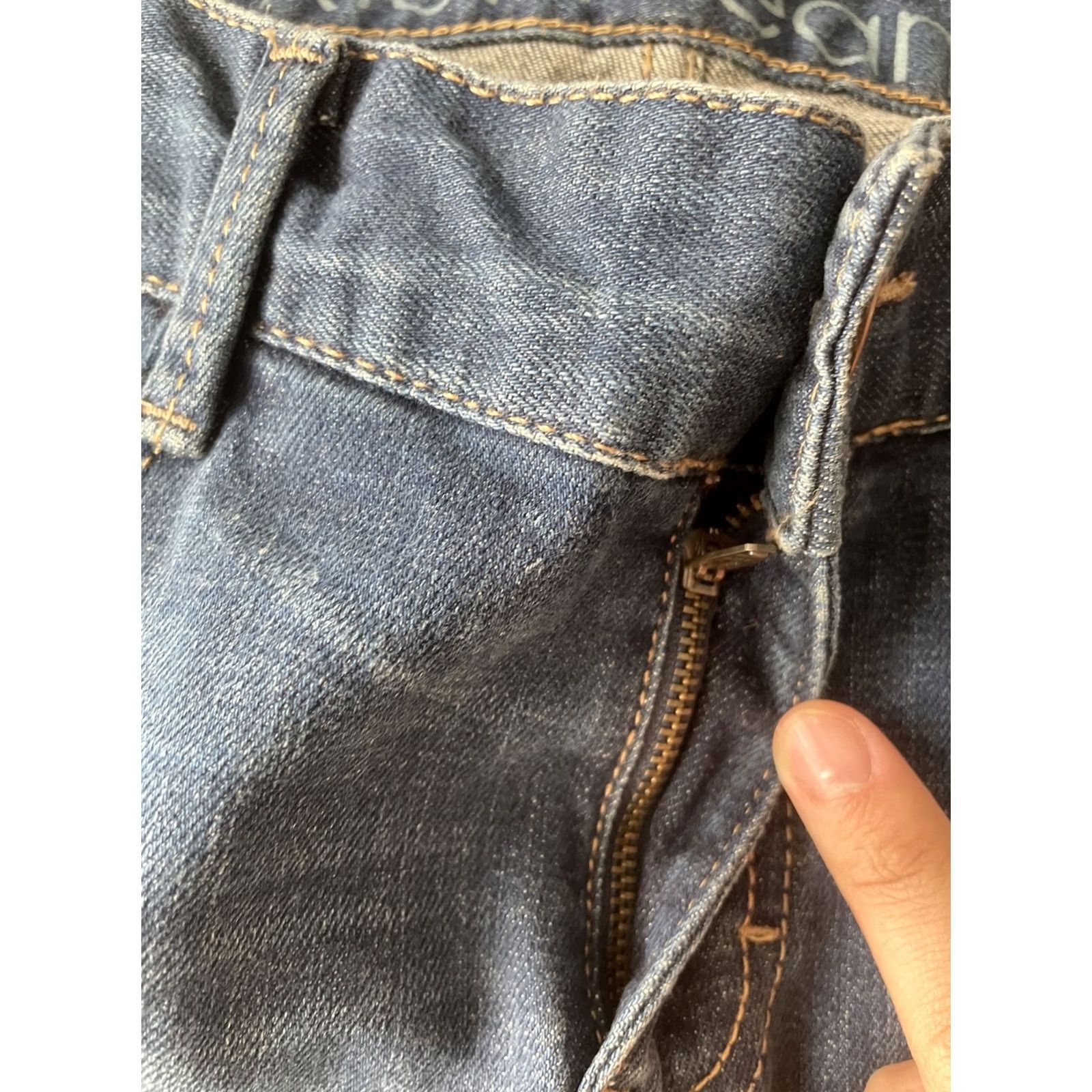 Calvin Klein Calvin Klein Jeans Womens 6 Slim Fit Low Rise Bootcut Y2K Denim 32x31 Blue Size 24" / US 00 / IT 34 - 5 Thumbnail