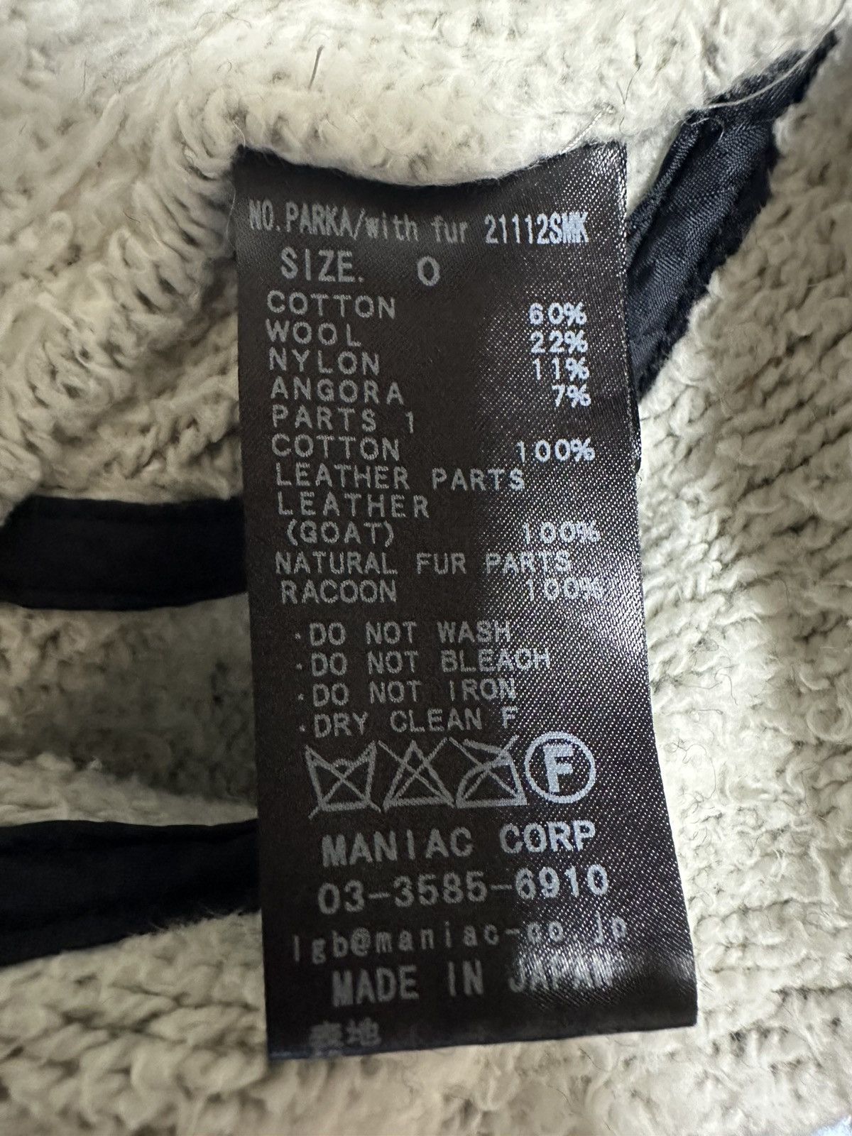 Le Grande Bleu (L.G.B.) LGB raccoon fur PARKA 21112SMK size0 Size US XS / EU 42 / 0 - 6 Thumbnail