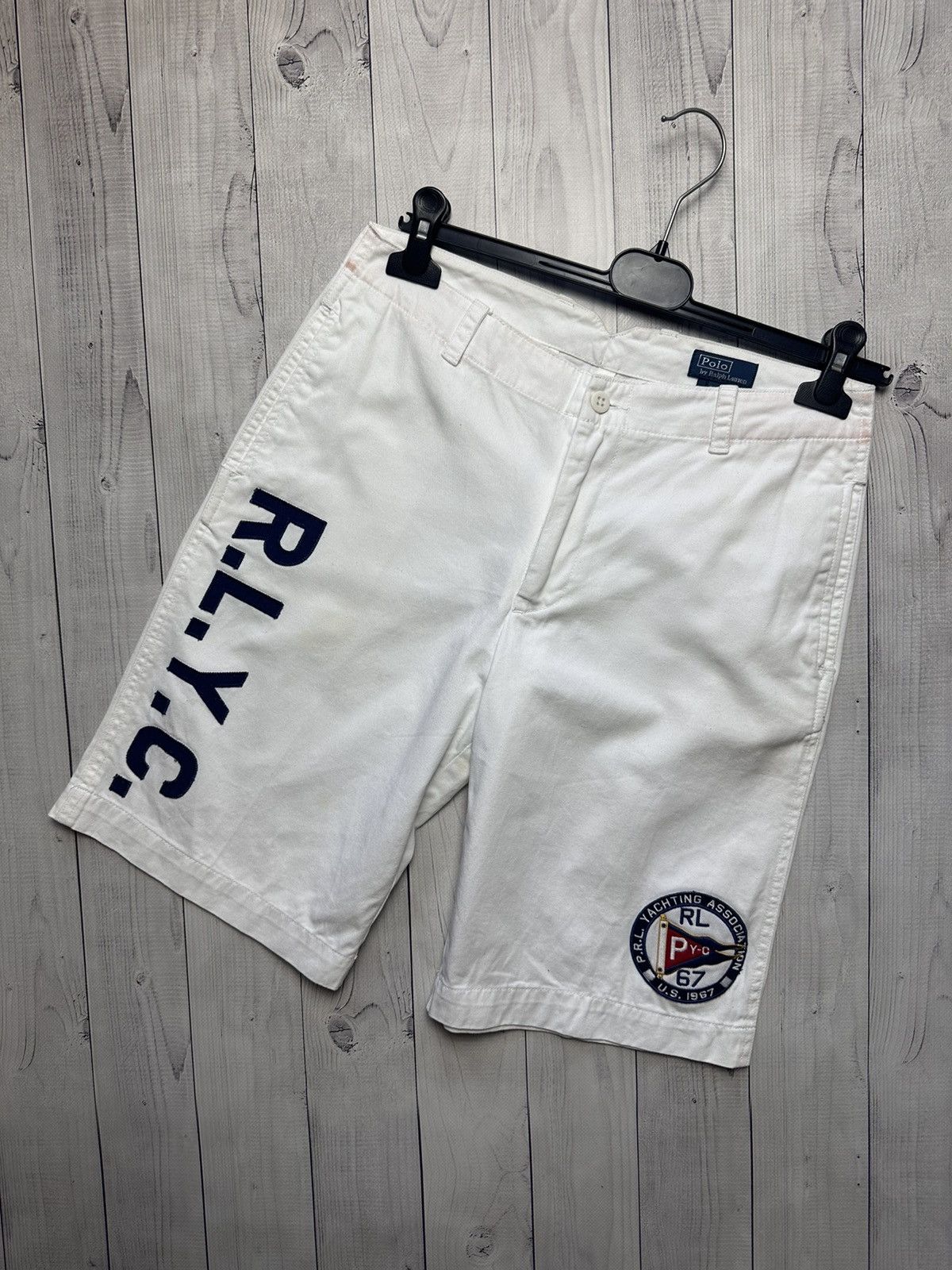 Vintage polo Ralph Lauren shorts logo rare size 29