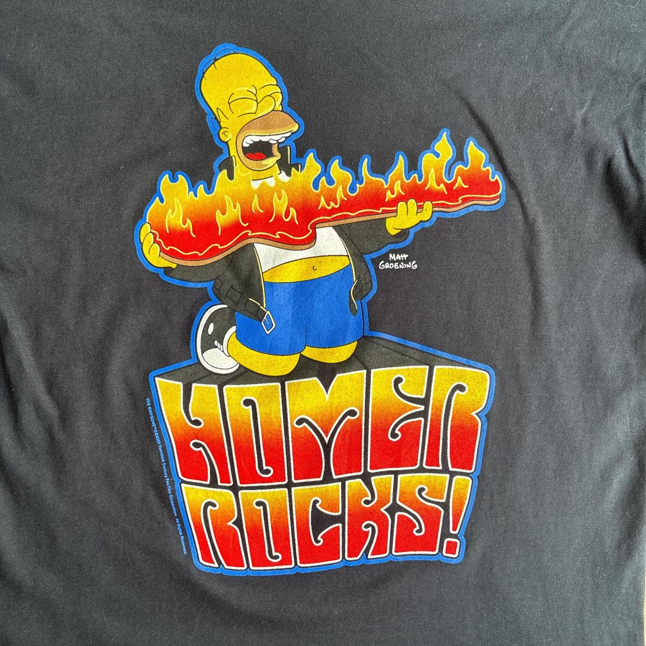 Gildan Black Gildan ‘Homer Rocks’ T-Shirt Size US L / EU 52-54 / 3 - 3 Thumbnail