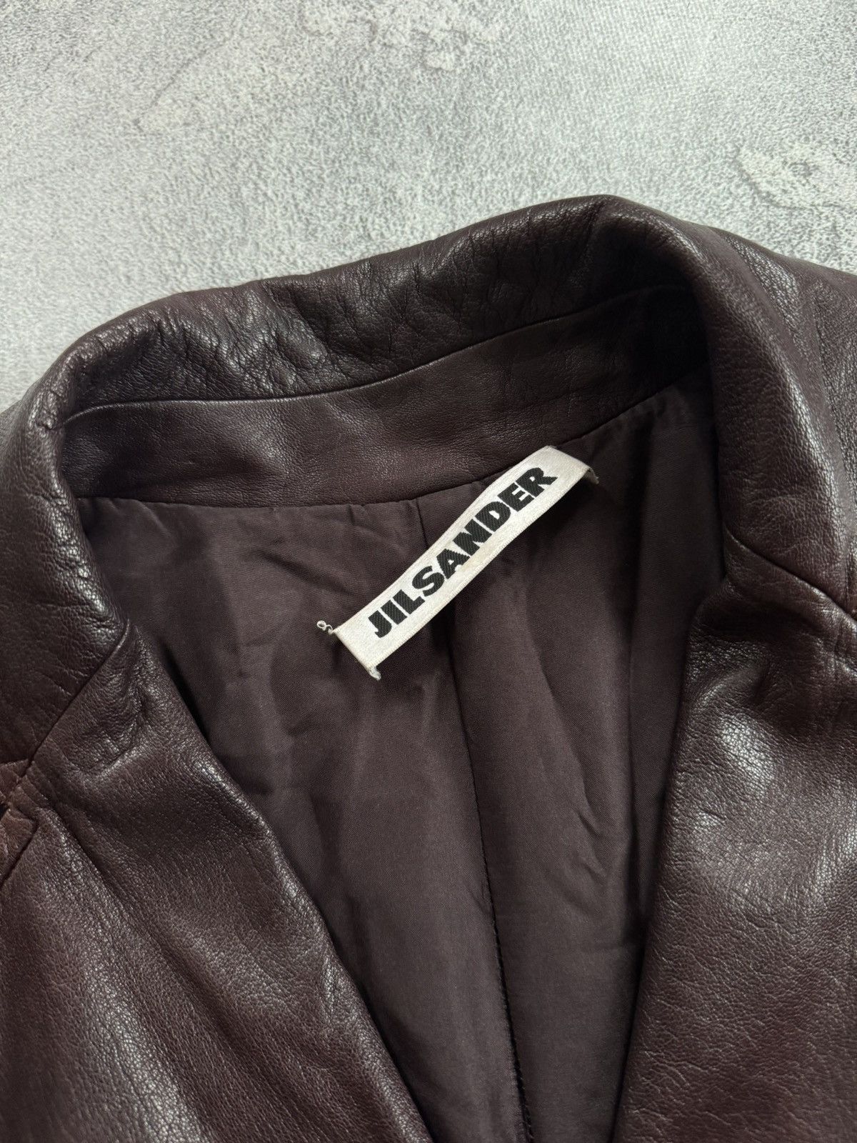Jil Sander × Vintage Jil Sander 42 Wmns leather jacket blazer coat vintage Size M / US 6-8 / IT 42-44 - 4 Thumbnail