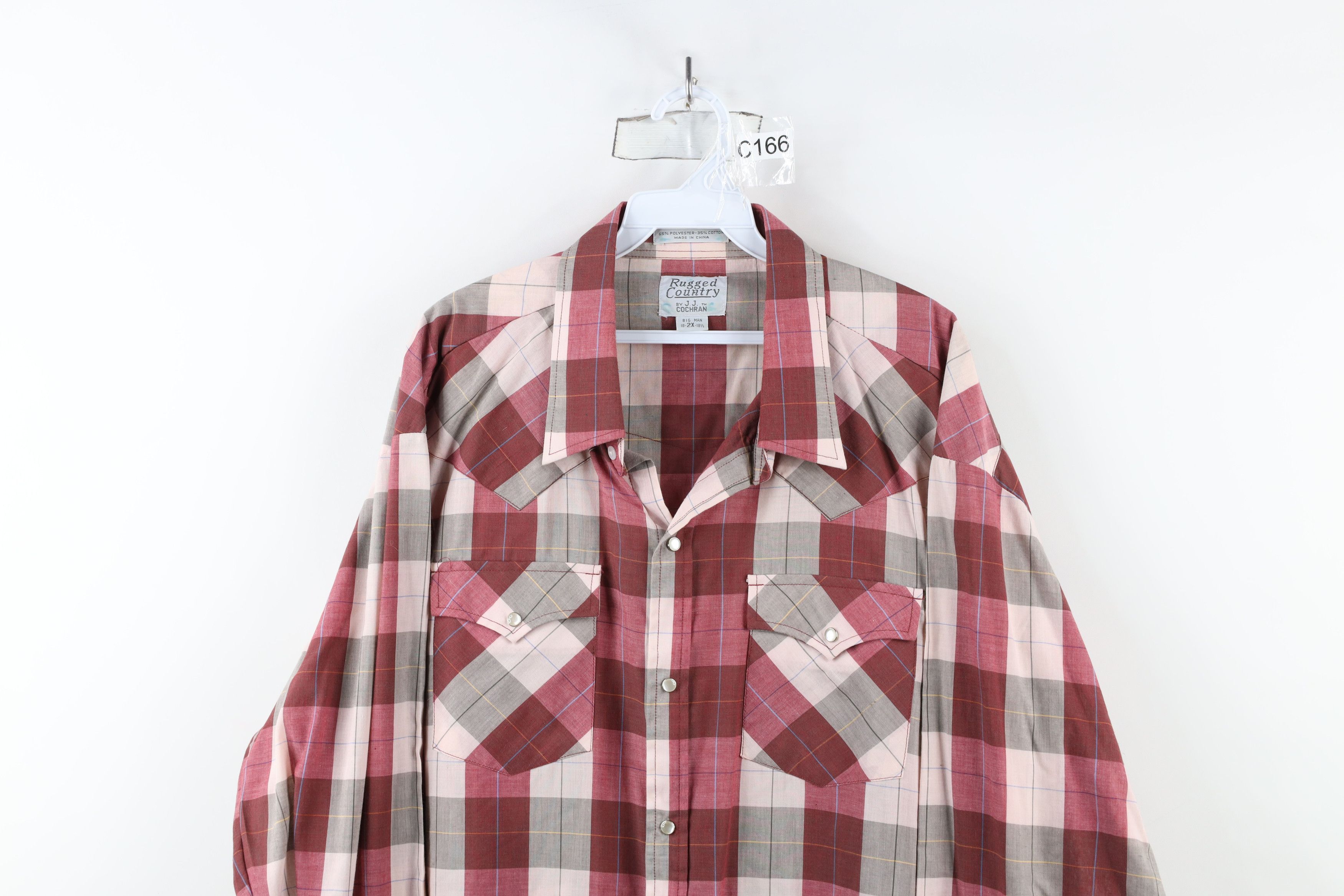 Vintage Vintage 90s Streetwear Western Cowboy Snap Button Shirt Size US XXL / EU 58 / 5 - 2 Thumbnail