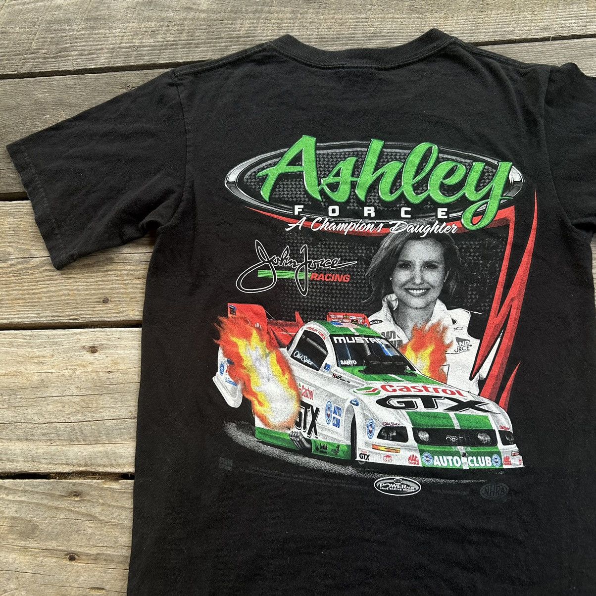 NASCAR × Vintage Vintage Ashley Force NHRA Drag Racing Graphic T Shirt Size US S / EU 44-46 / 1 - 1 Thumbnail